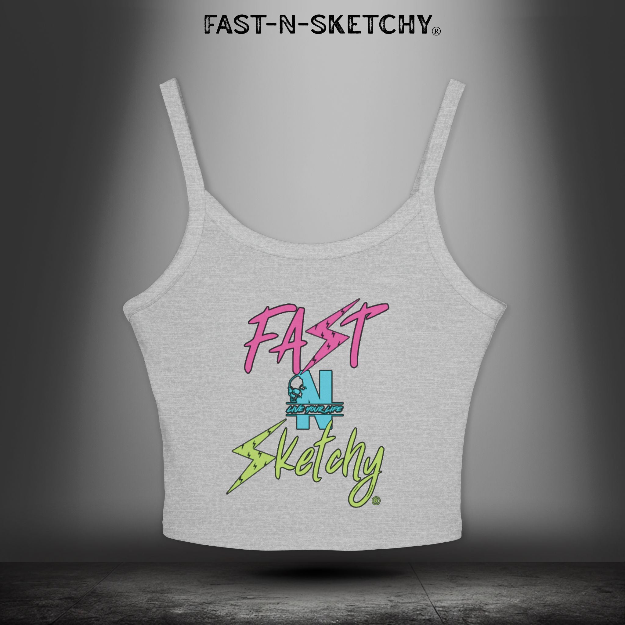 FAST-N-SKETCHY®: Spaghetti Strap Tank Top