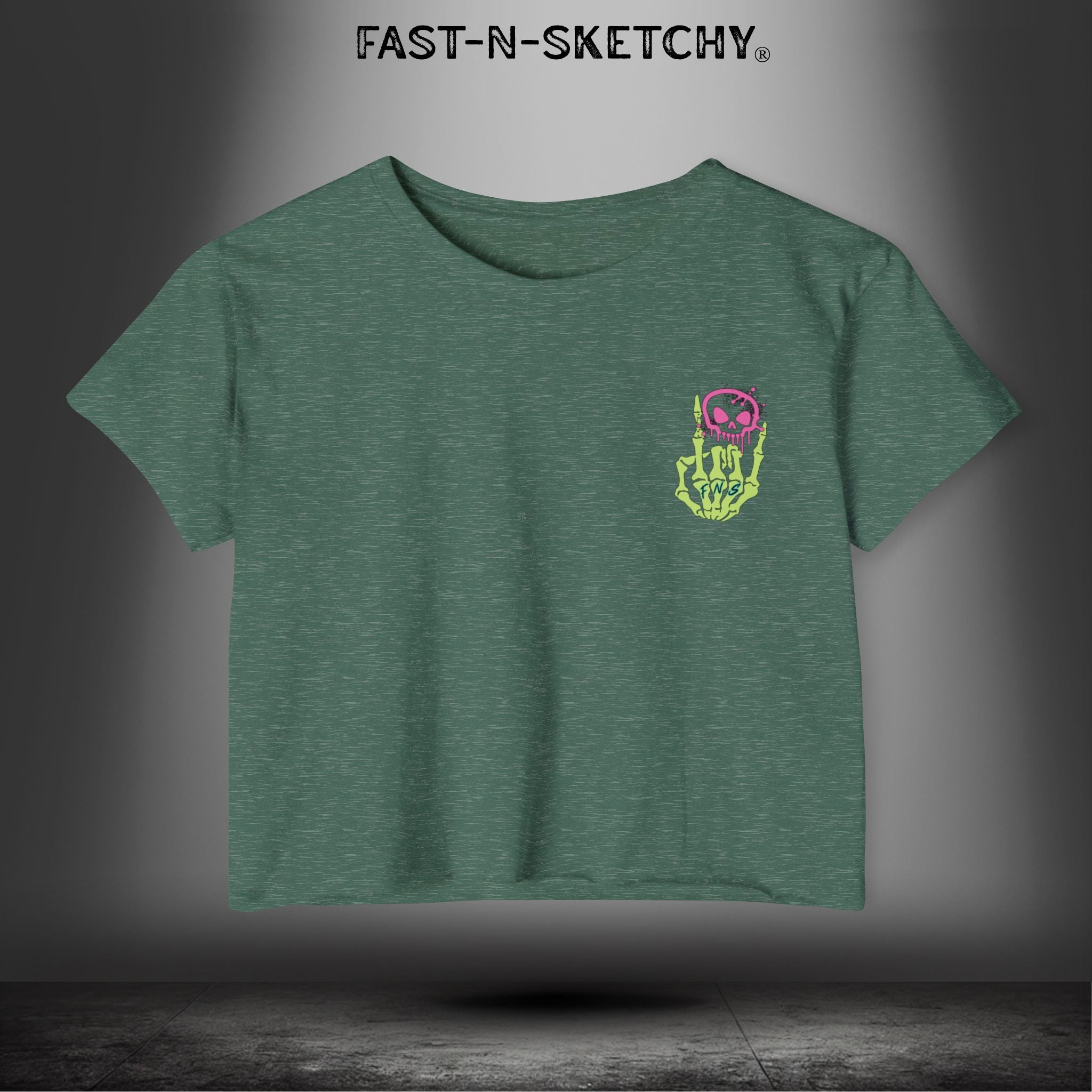 FAST-N-SKETCHY®: Crop Top (Hot Colors)