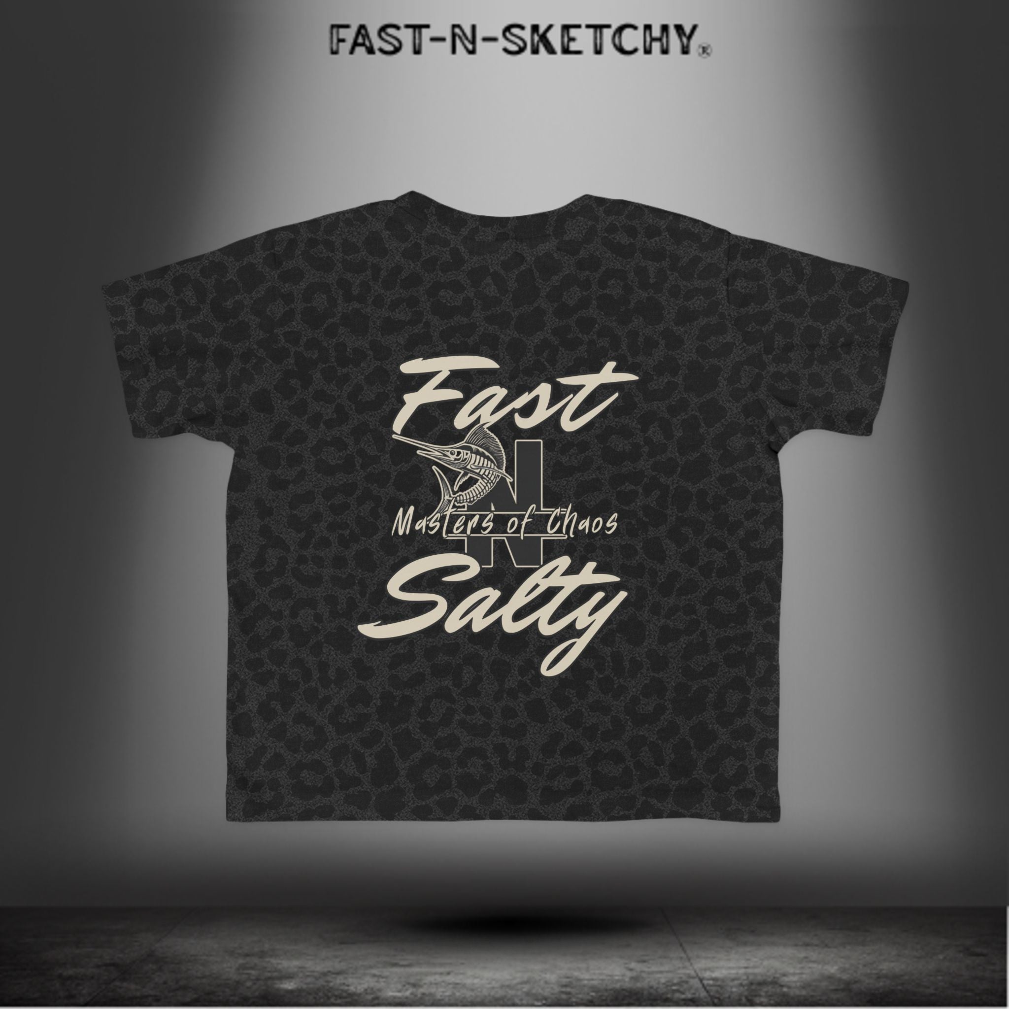 FAST-N-SALTY™ Catch Me If You Can – Marlin Toddler Tee | Fast Fins and Faster Feet.