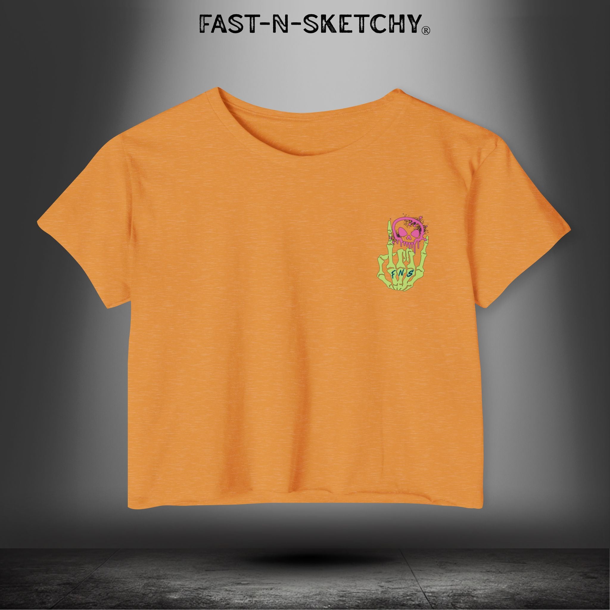 FAST-N-SKETCHY®: Crop Top (Hot Colors)
