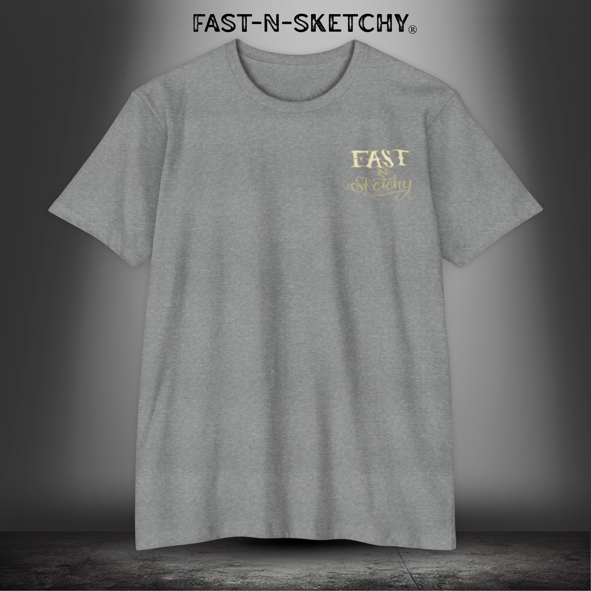 FROM THE SWAMP TO THE FAST LANE - FAST-N-SKETCHY®: - T-shirt Next Level 6210