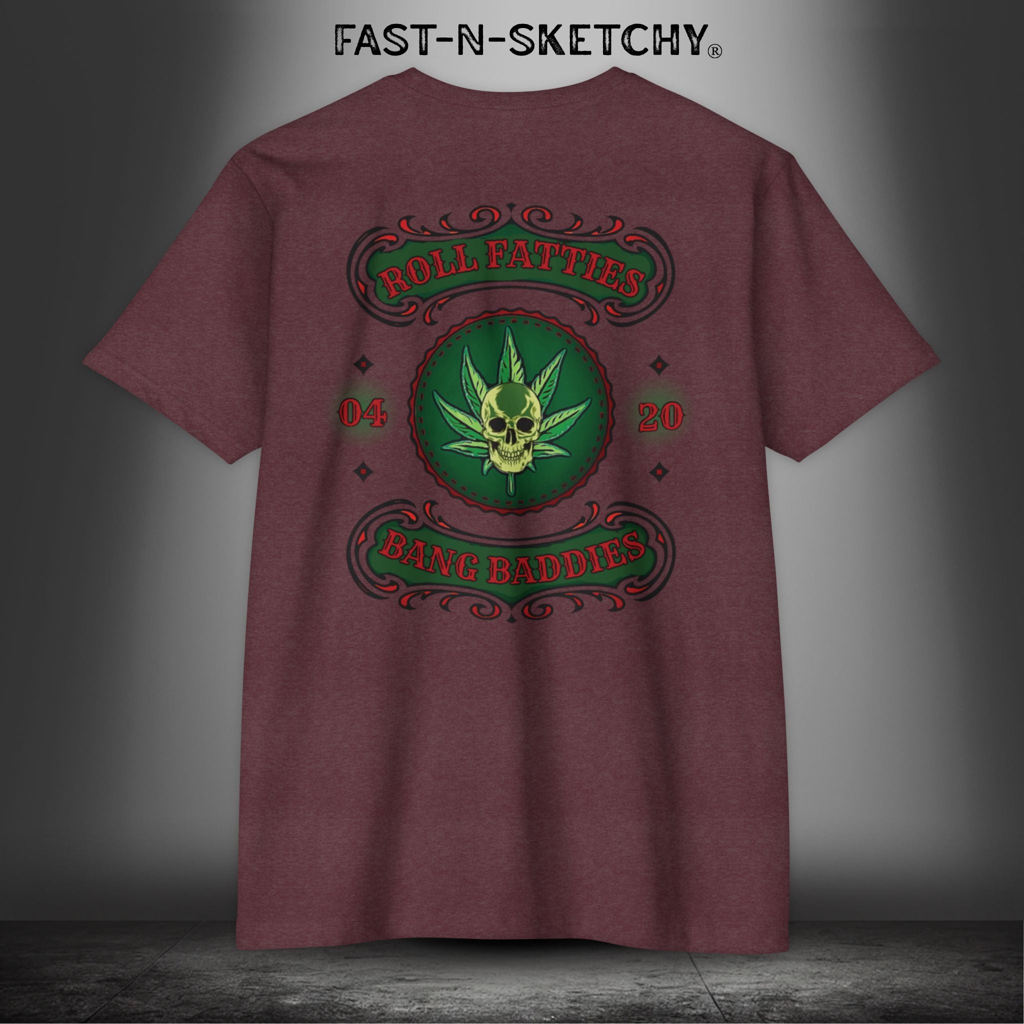The Highlife: Roll Fatties & Bang Baddies: Biker Edition Premium Fitted Tee