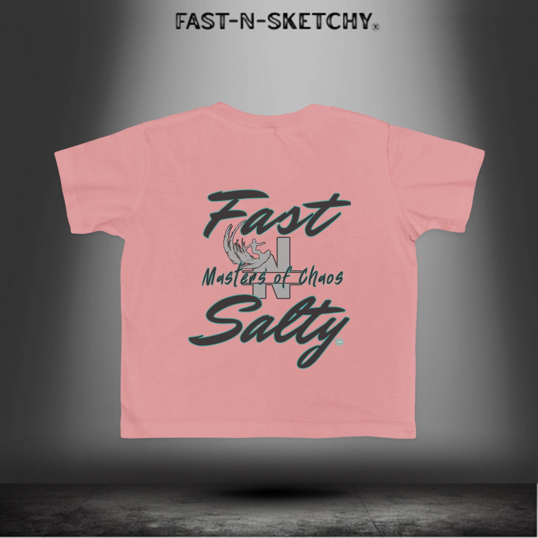 FAST-N-SALTY™ Little Ripper – Surfer Toddler Tee | Wipeouts Welcome. Attitude Required.