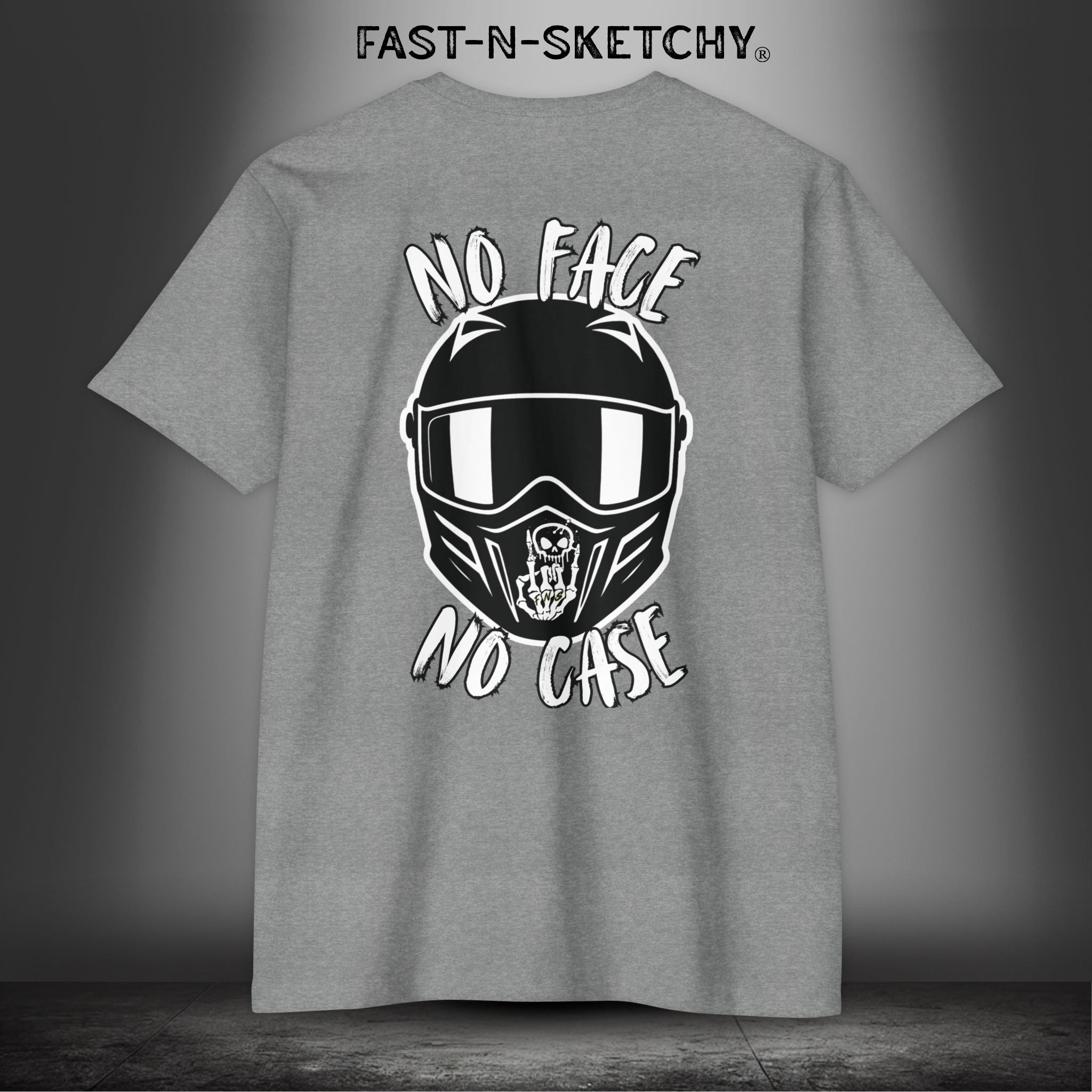 No Face, No Case: FAST-N-SKETCHY - T-Shirt