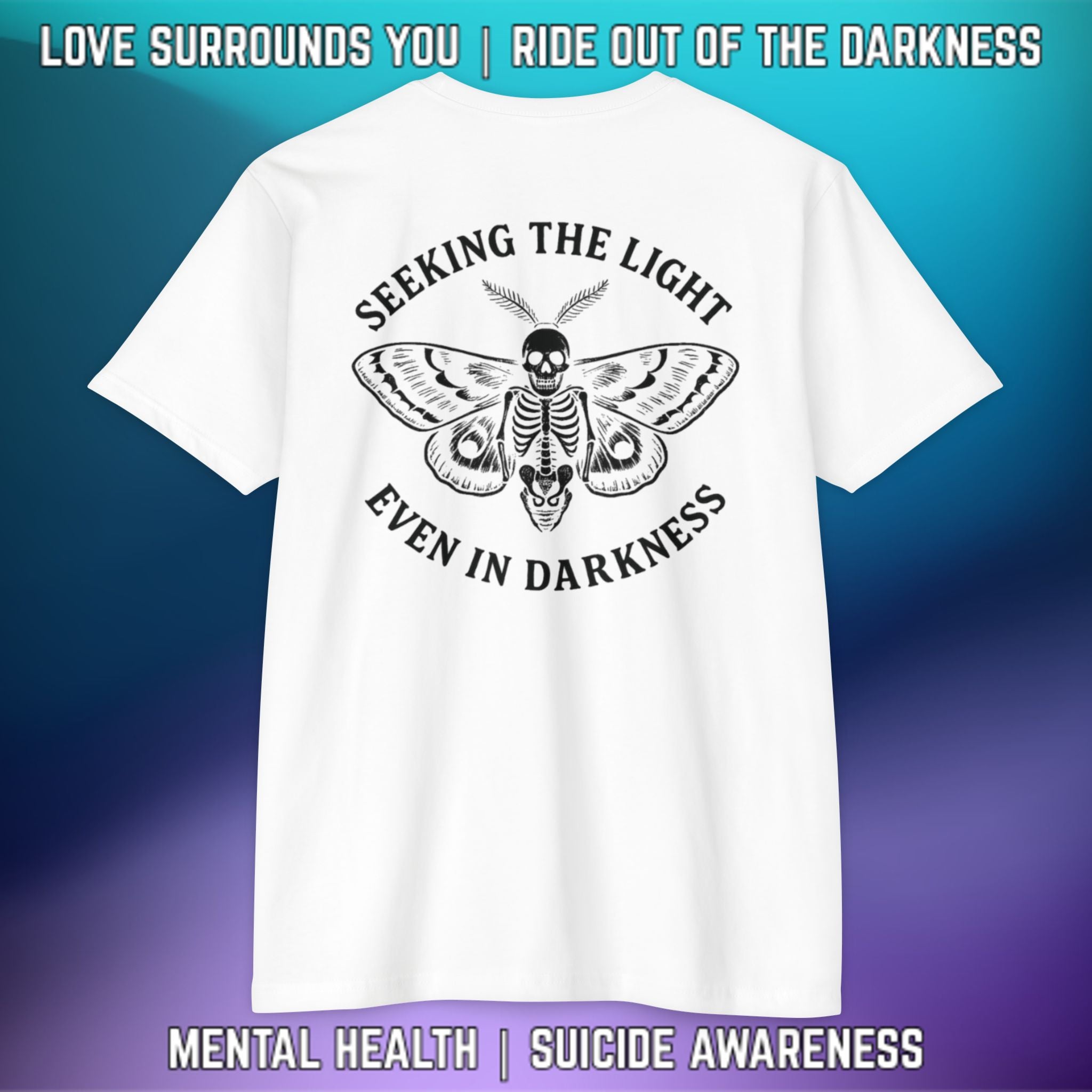 Seeking the Light, Even in Darkness #2 - T-Shirt Next Level 6210 - LSY