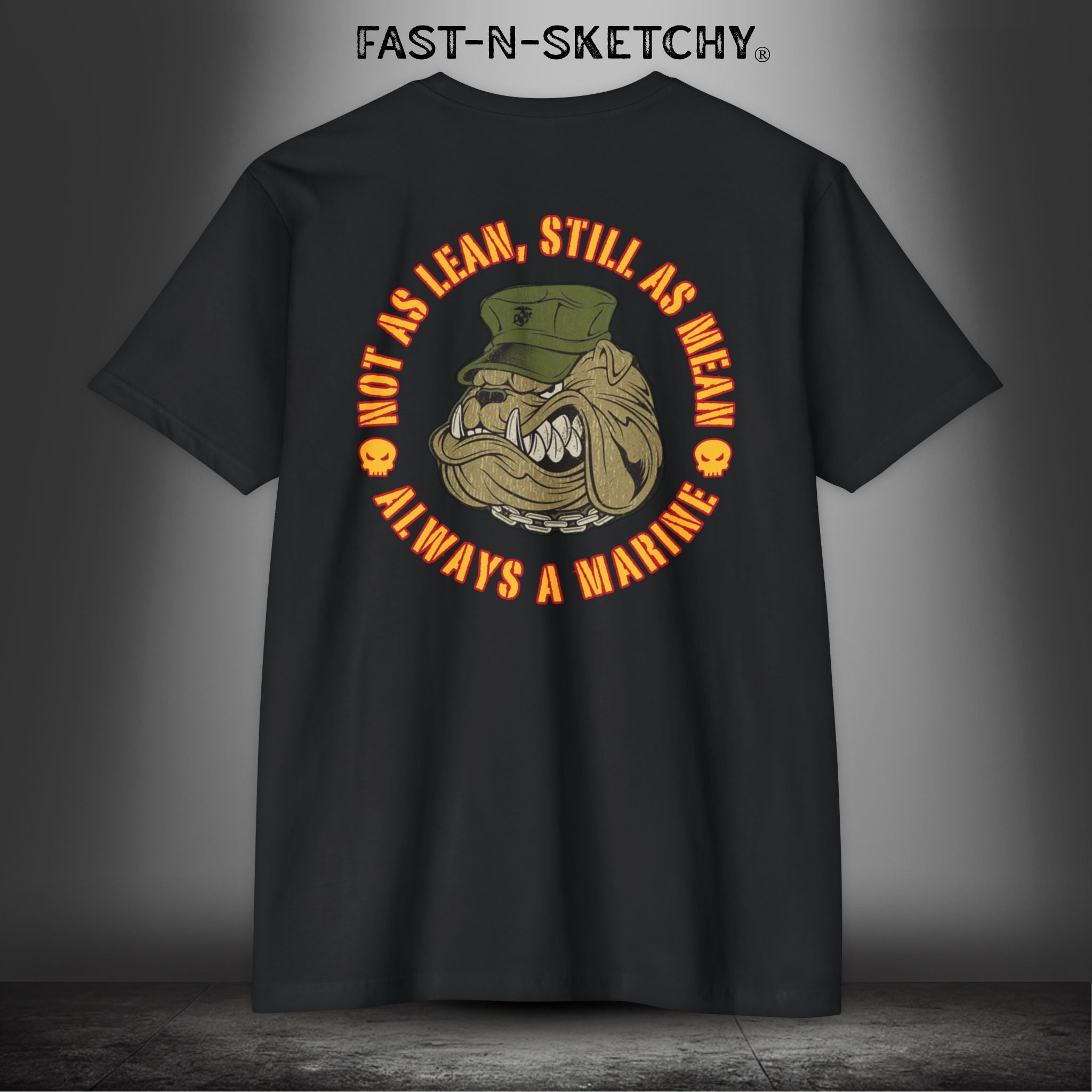 Devil Dog: Not as Lean, Still as Mean, Always a Marine - T-Shirt