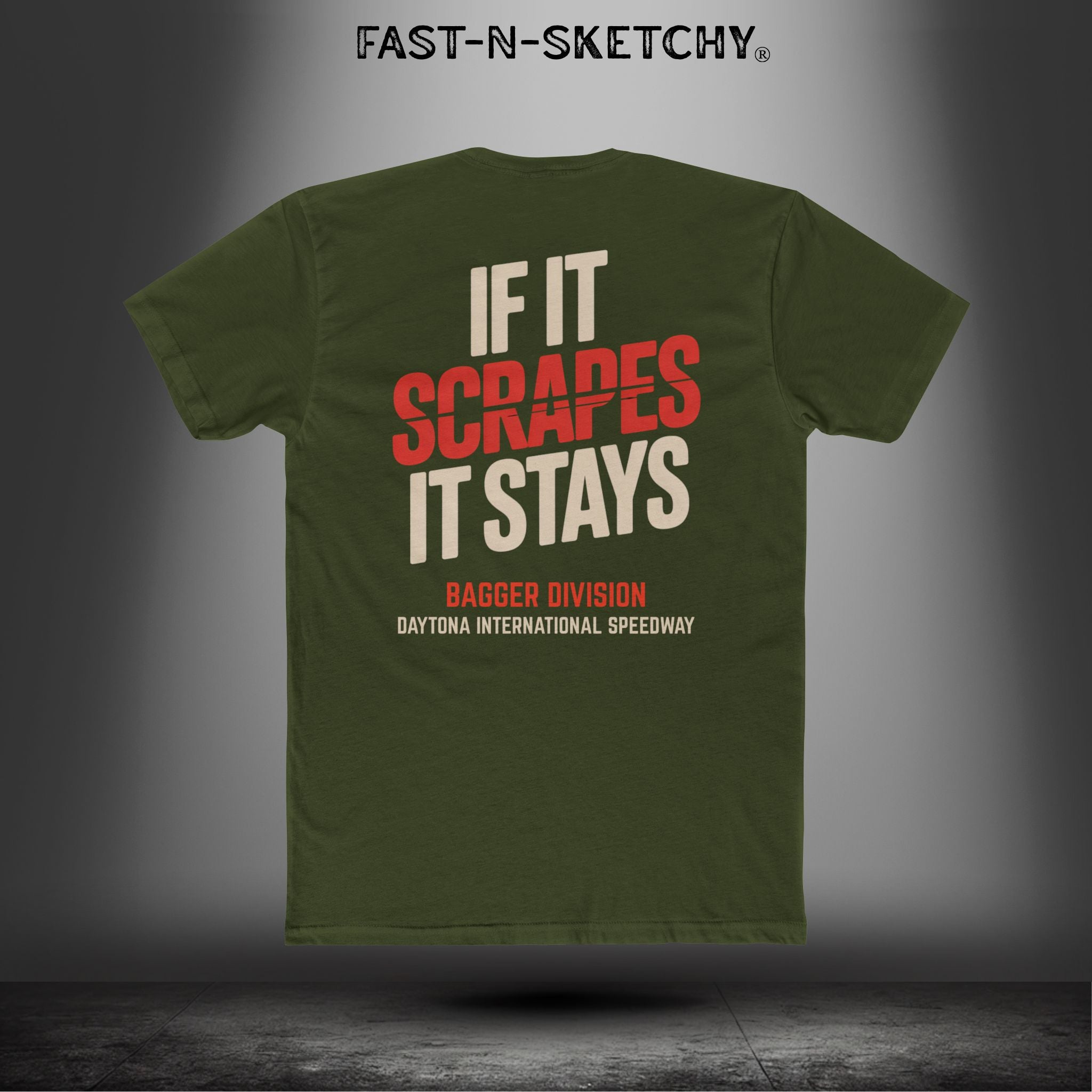 If It Scarpes, It Stays: Daytona Bike Week Bagger Racing Biker Edition Relaxed Classic Tee