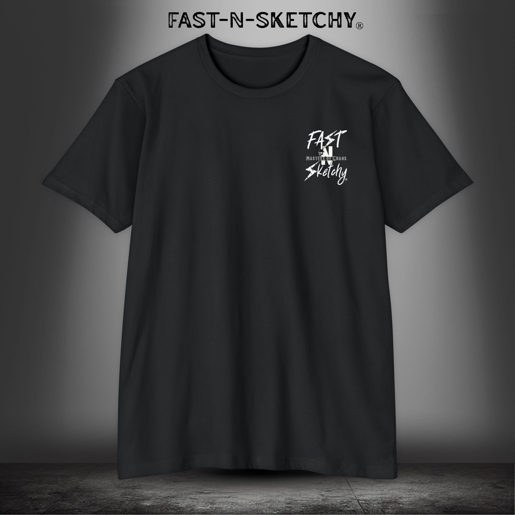 No Face, No Case: FAST-N-SKETCHY - T-Shirt