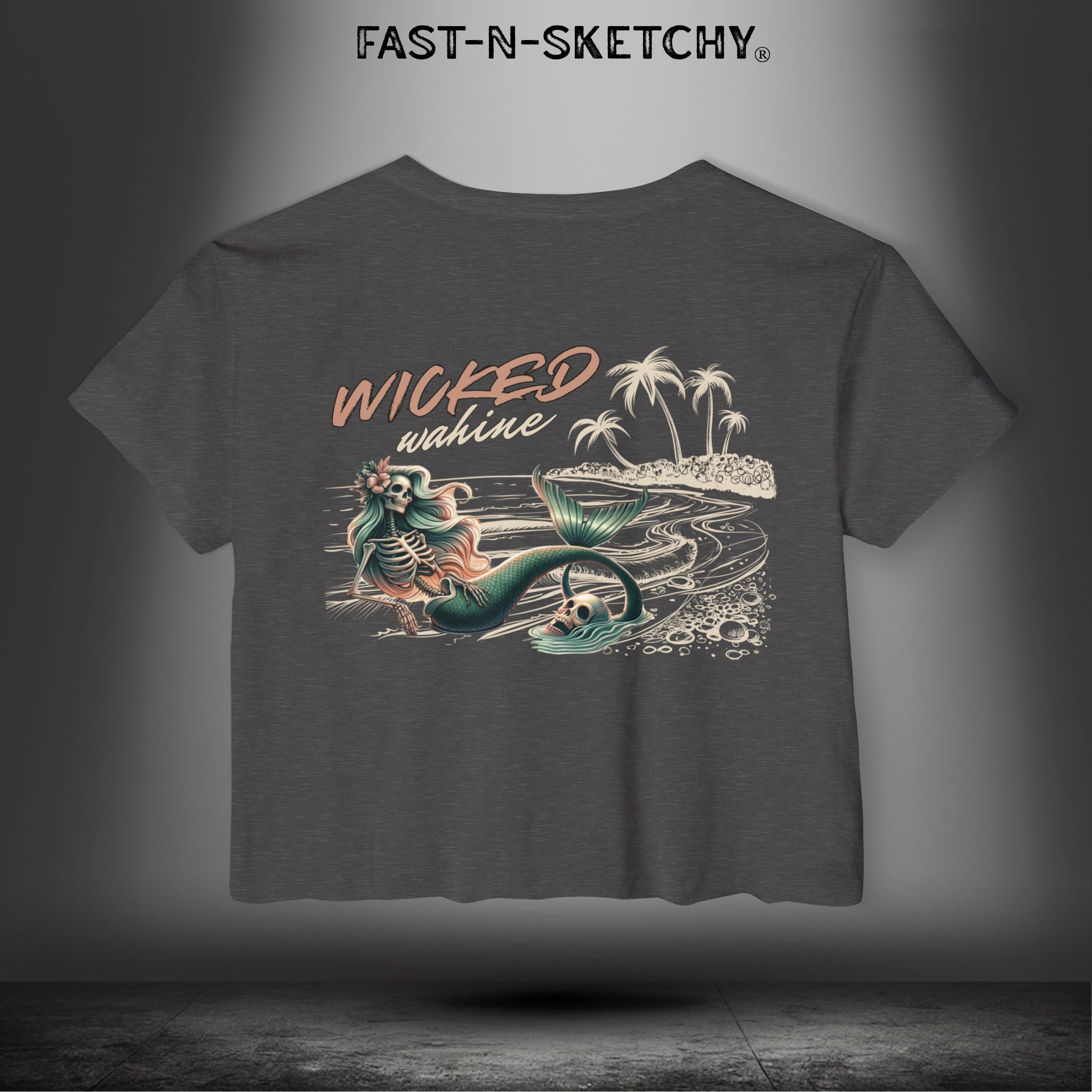 Wicked Wahine - FAST-N-SALTY - Crop Top