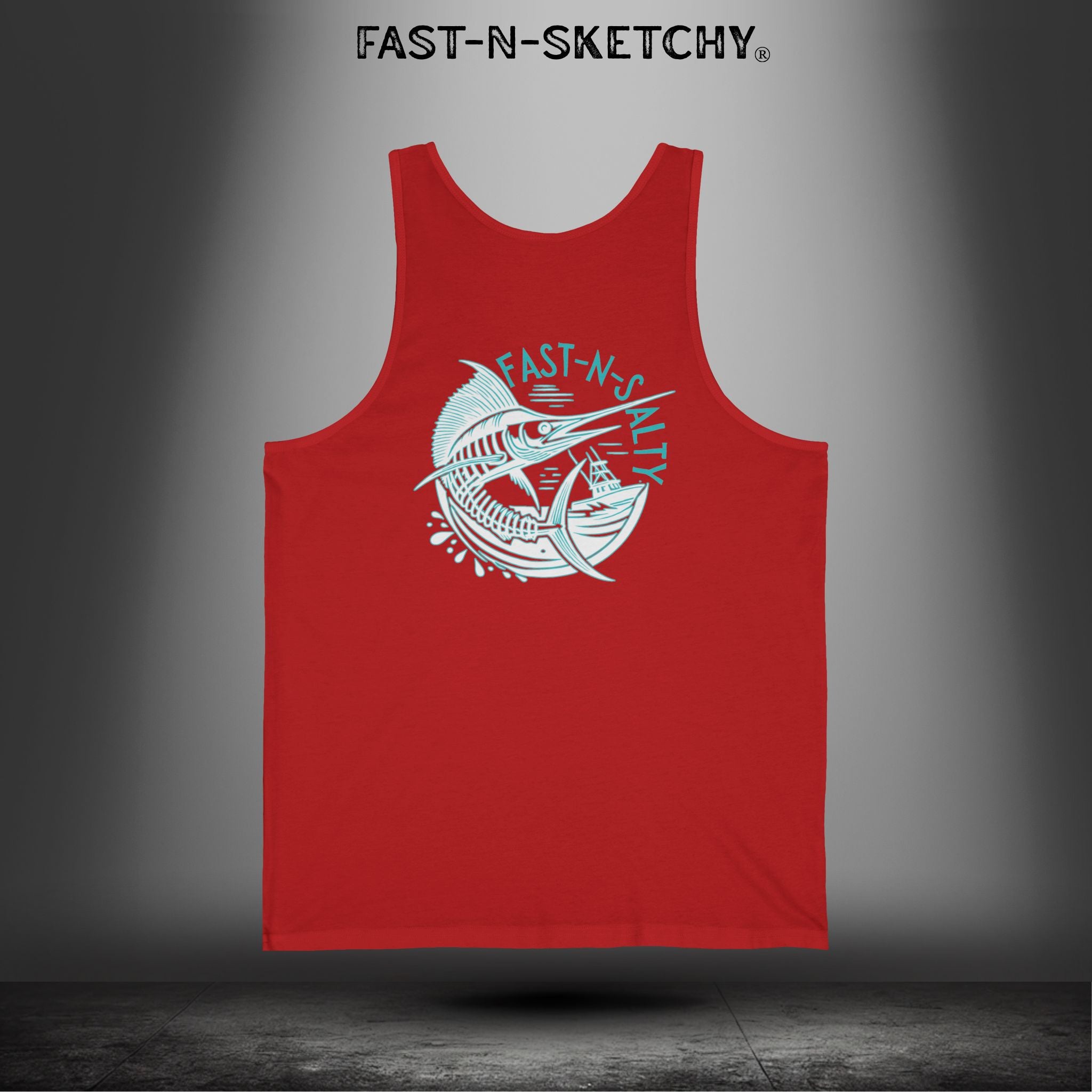 Fast-n-Salty Circle Logo - Tank Top