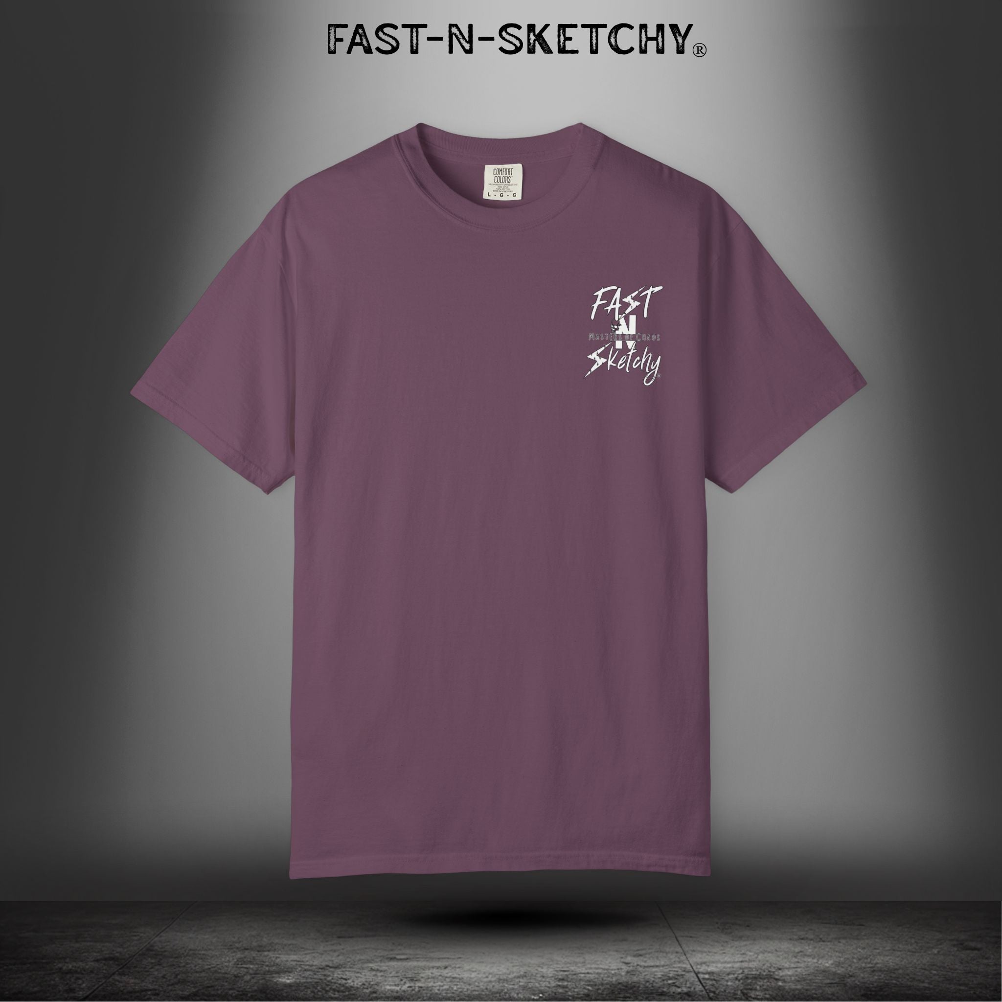 No Face, No Case: FAST-N-SKETCHY - T-Shirt up to 4XL (Multiple Colors)