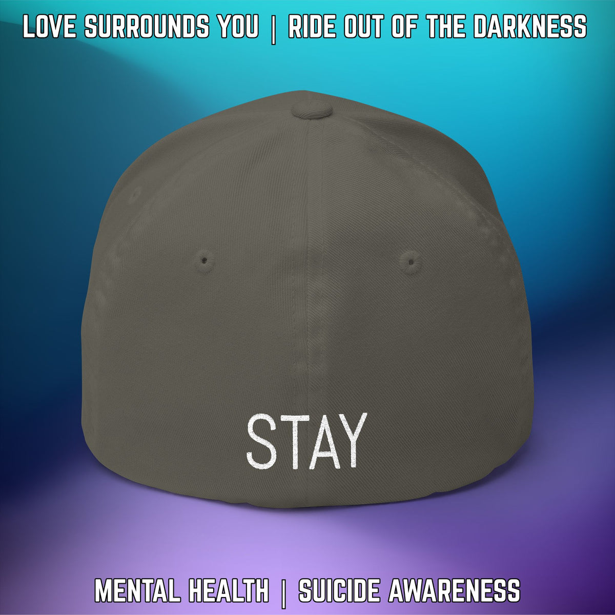 Suicide Awareness Ride Out of the Darkness Flexfit Hat - LSY