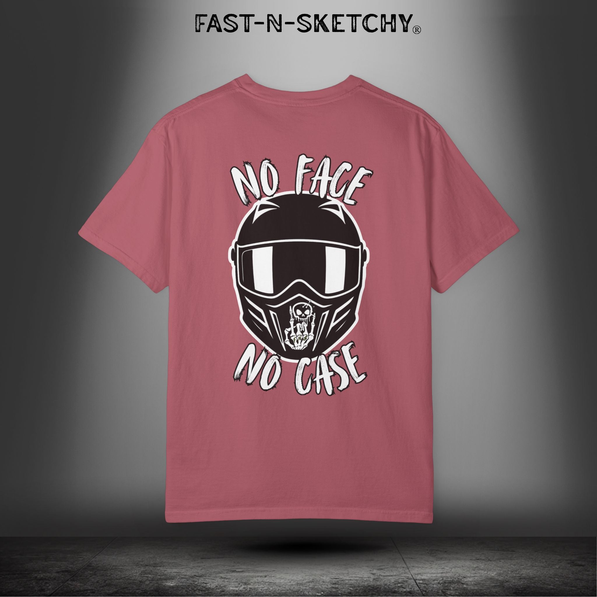 No Face, No Case: FAST-N-SKETCHY - T-Shirt up to 4XL (Multiple Colors)