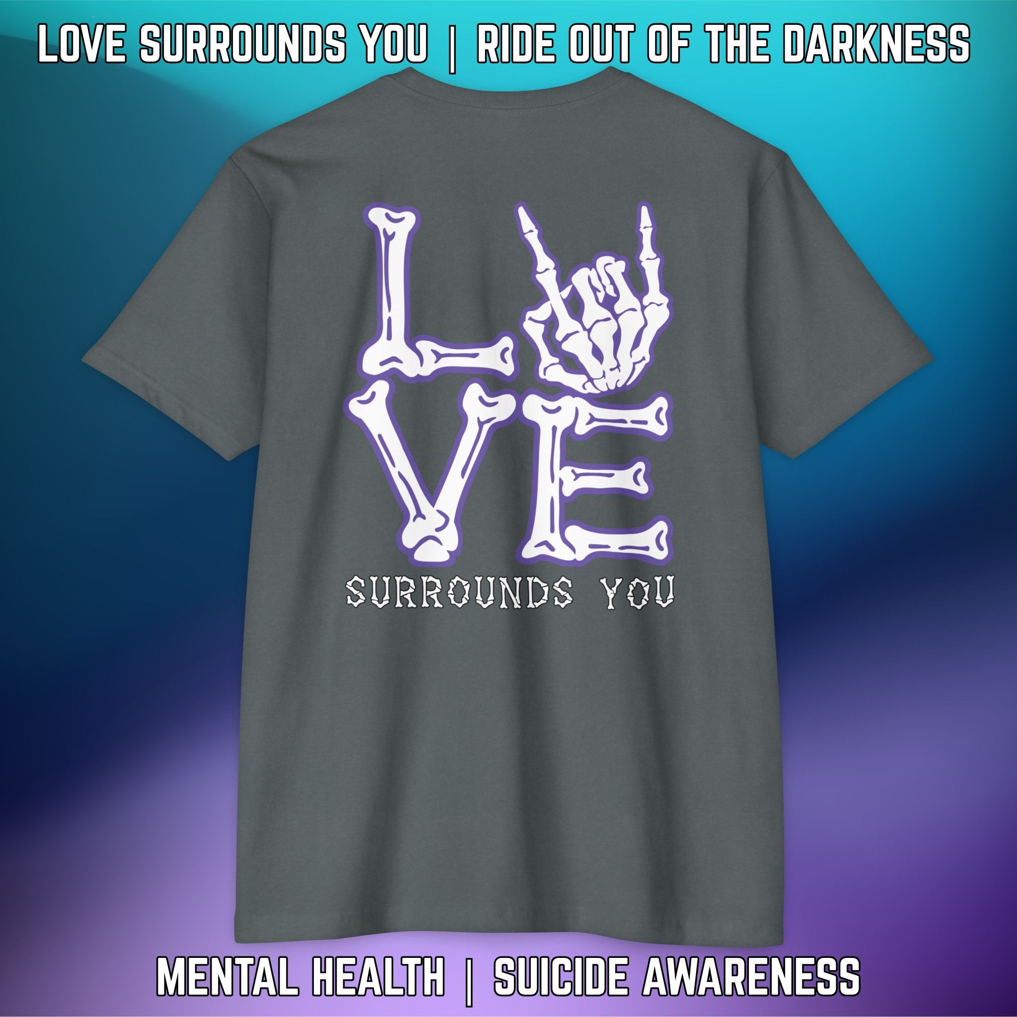 LOVE SURROUNDS YOU - Next Level T-Shirt - LSY