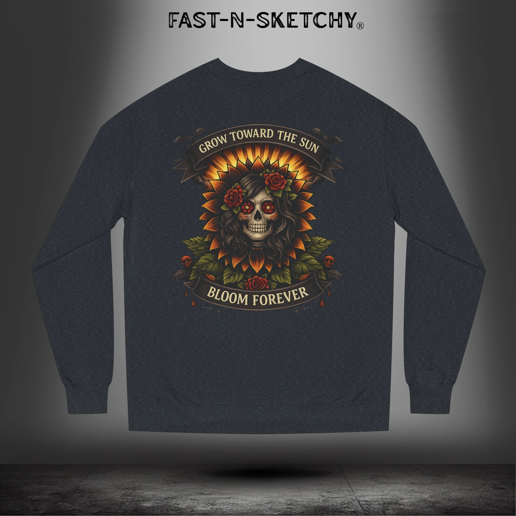 Grow Towards the Sun, Bloom Forever: Crewneck Sweatshirt