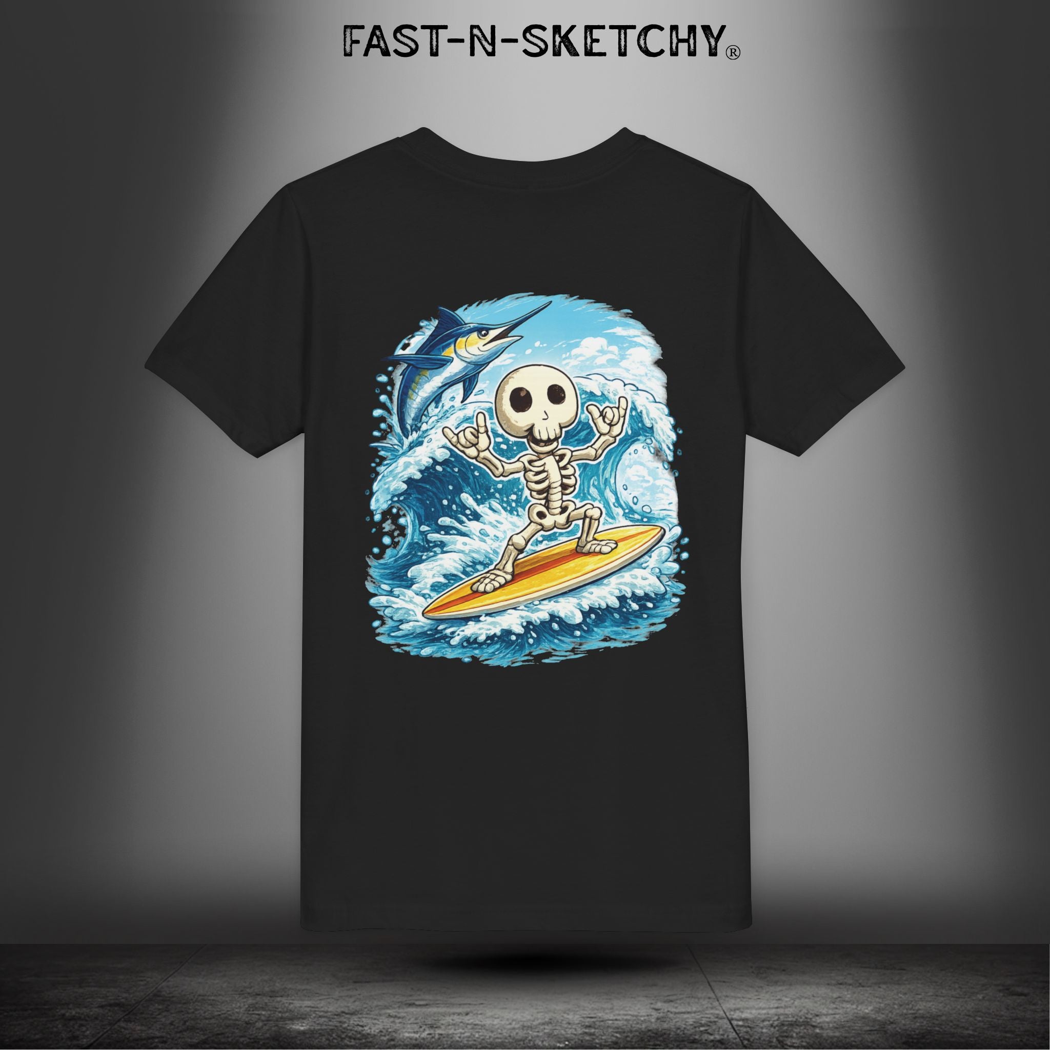 Surfing Skeleton: JAMO Collection, Made by Kids - Youth Tee