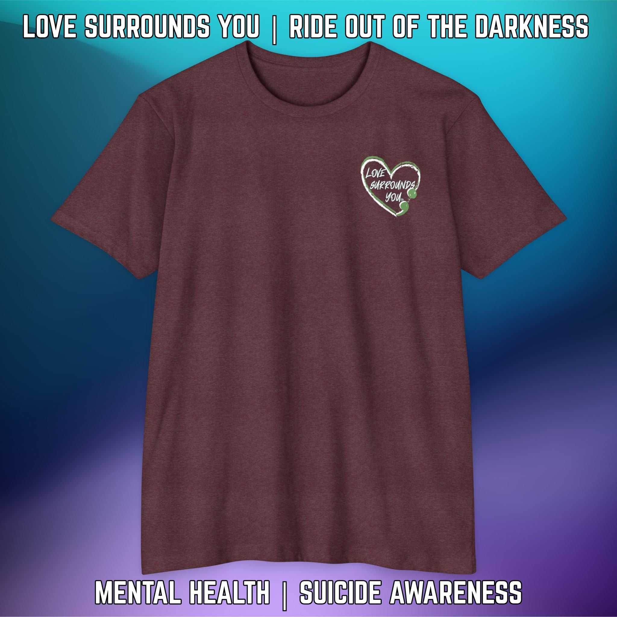 JUST KEEP MOVING FORWARD: T-Shirt Next Level 6210 - LSY