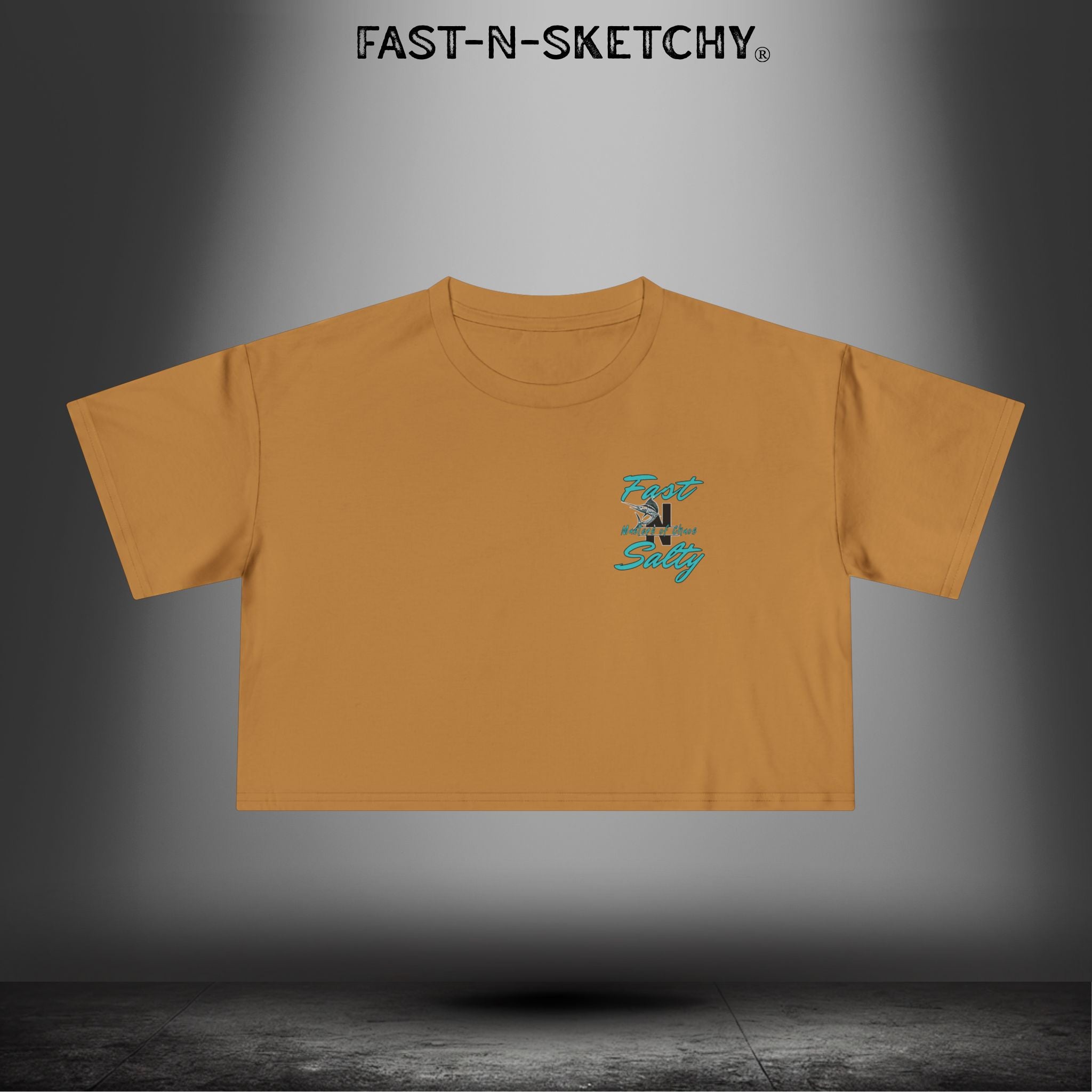 WE GREW HERE, YOU FLEW HERE, GO AWAY: Crop Top (Medium-Weight)