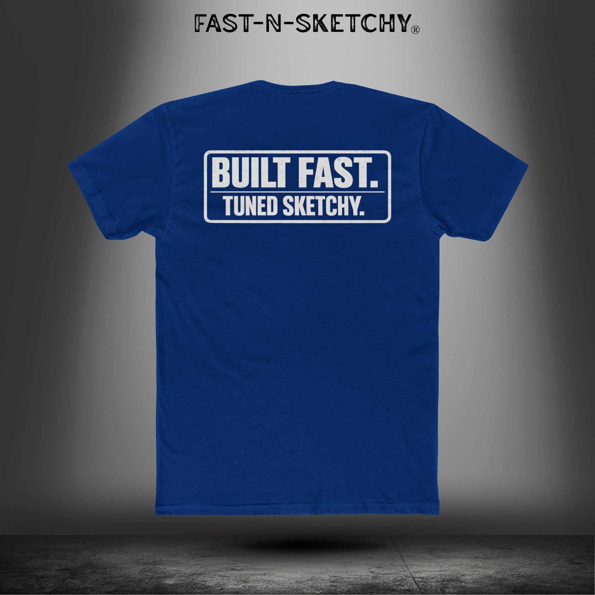 Built Fast, Tuned Sketchy: Bagger Racing Biker Edition Relaxed Classic Tee