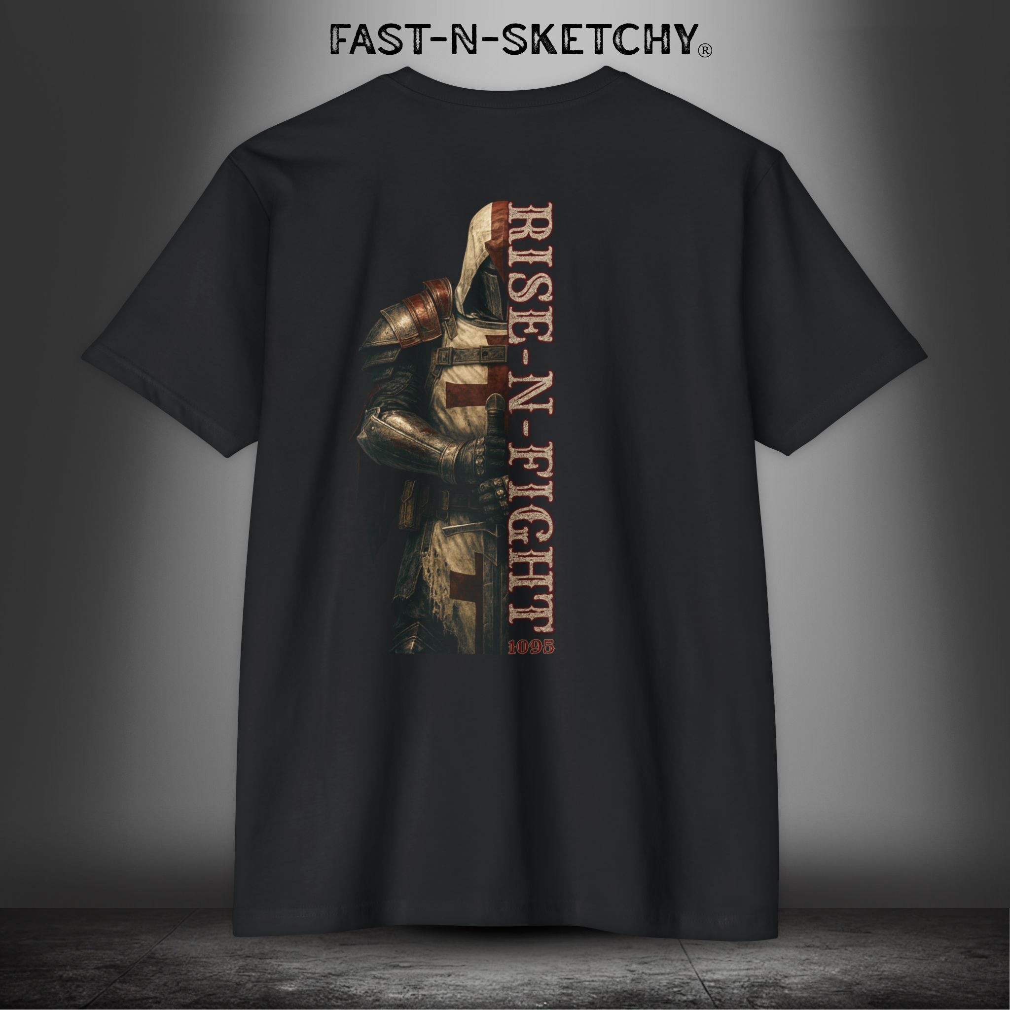 Rise-N-Fight: Military Edition Premium Fitted Tee