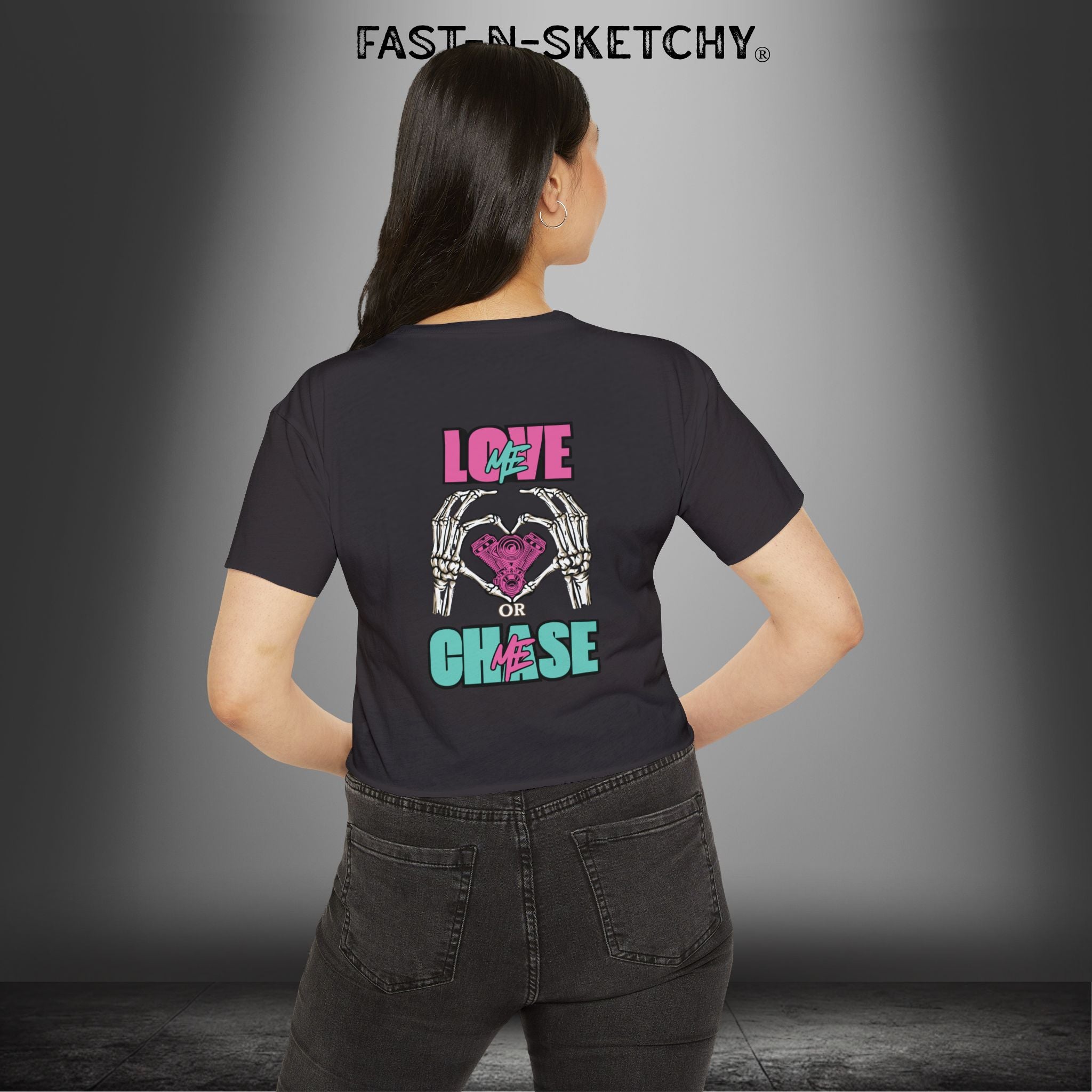 LOVE ME OR CHASE ME - FAST-N-SEXYâ„¢: Women's Festival Crop Top