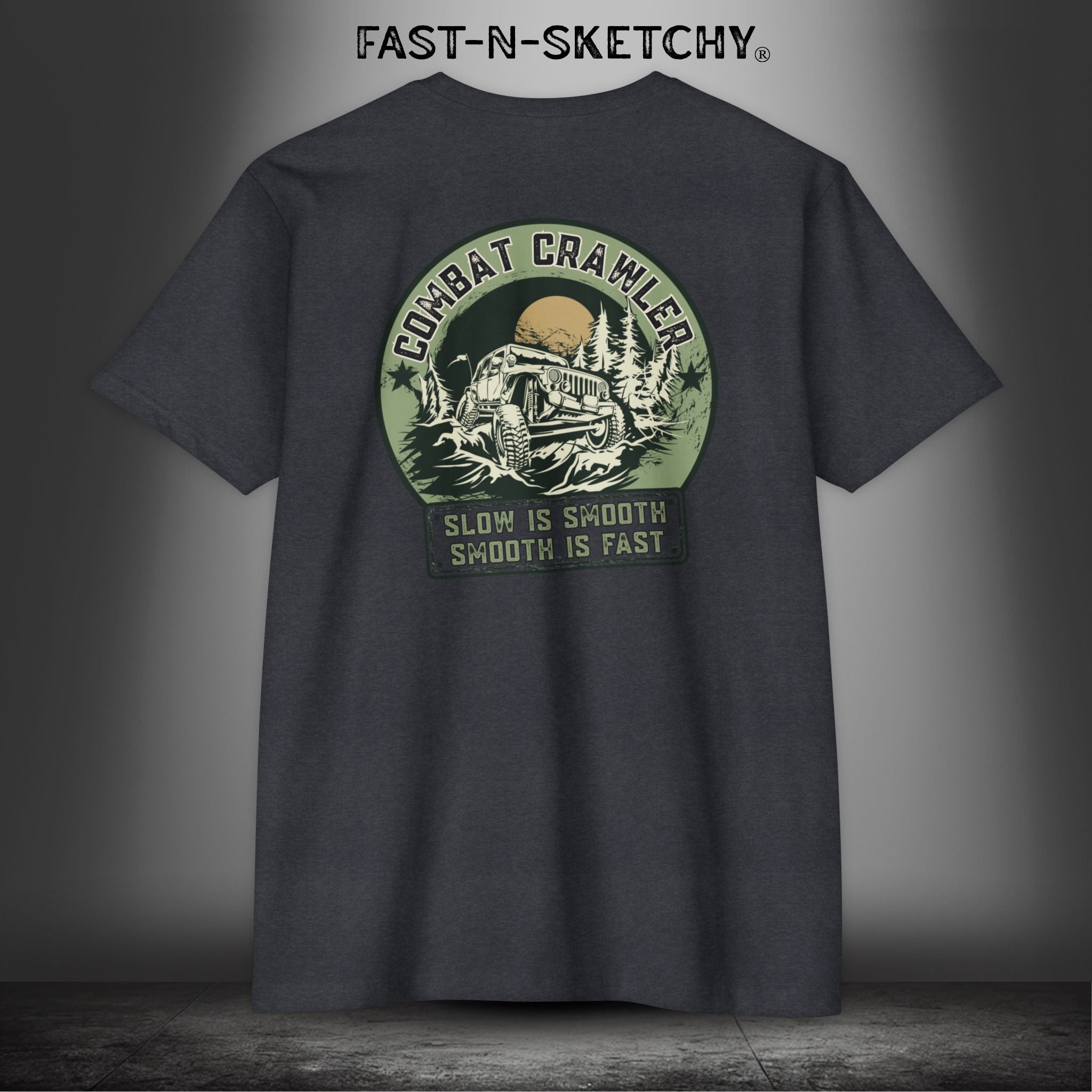 Combat Crawler - Slow is Smooth, Smooth is Fast (Jeep Edition) - T-Shirt