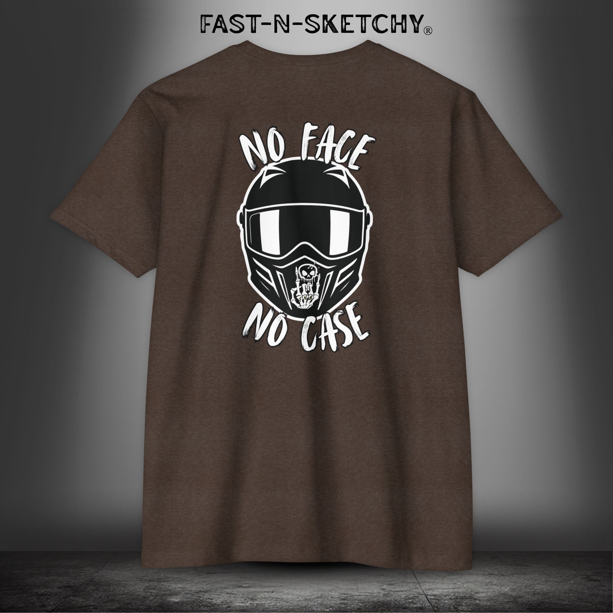 No Face, No Case: FAST-N-SKETCHY - T-Shirt
