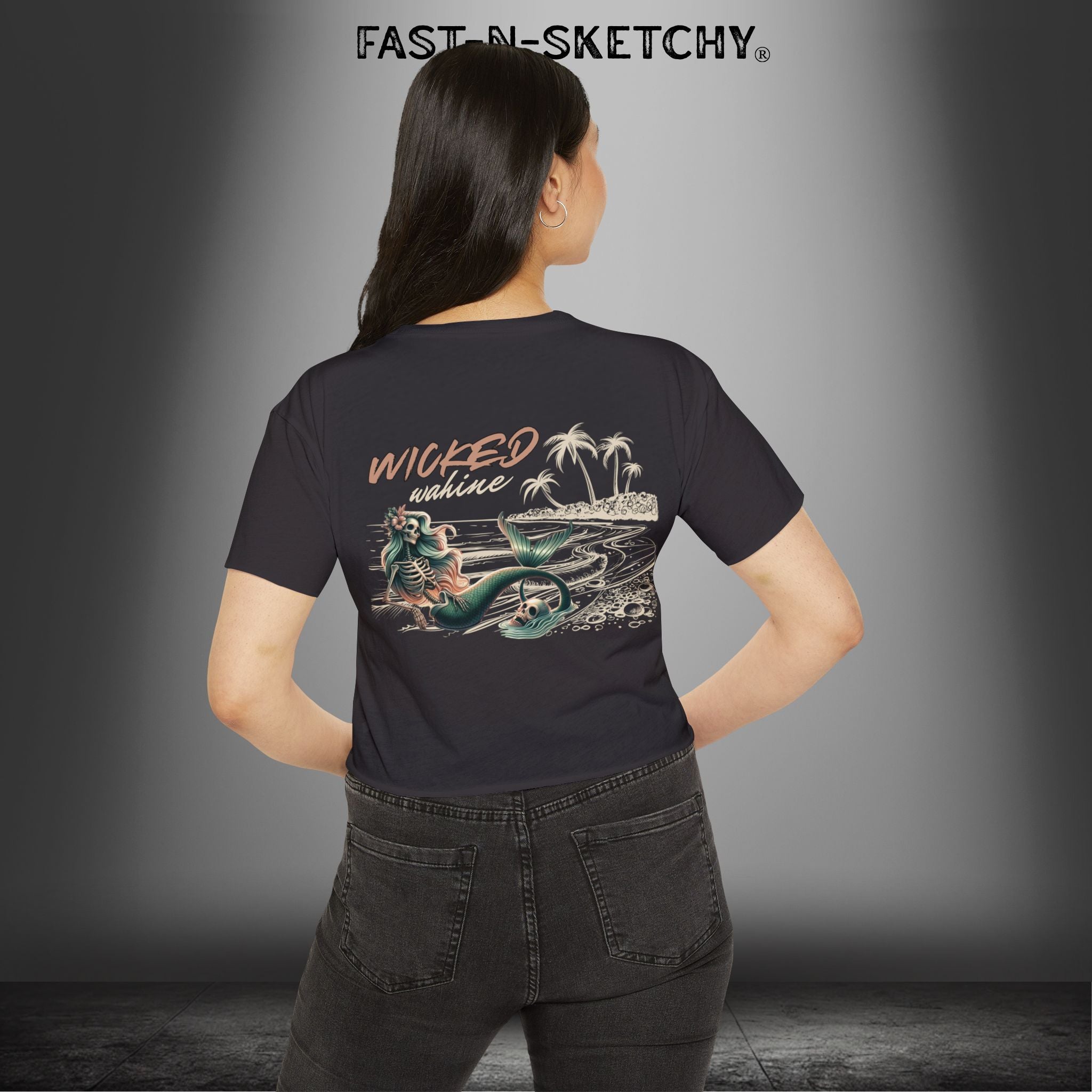 Wicked Wahine - FAST-N-SALTY - Crop Top