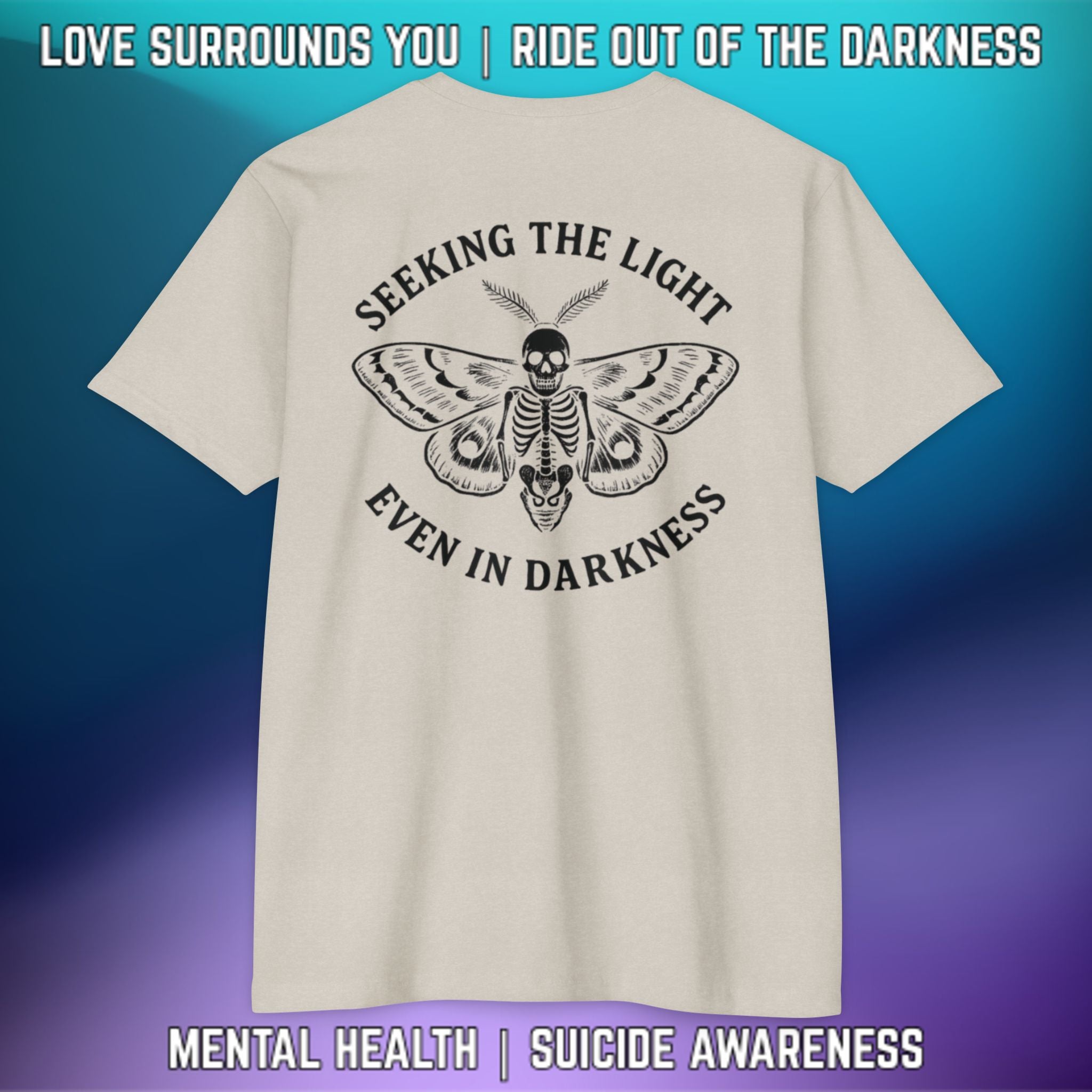 Seeking the Light, Even in Darkness #2 - T-Shirt Next Level 6210 - LSY