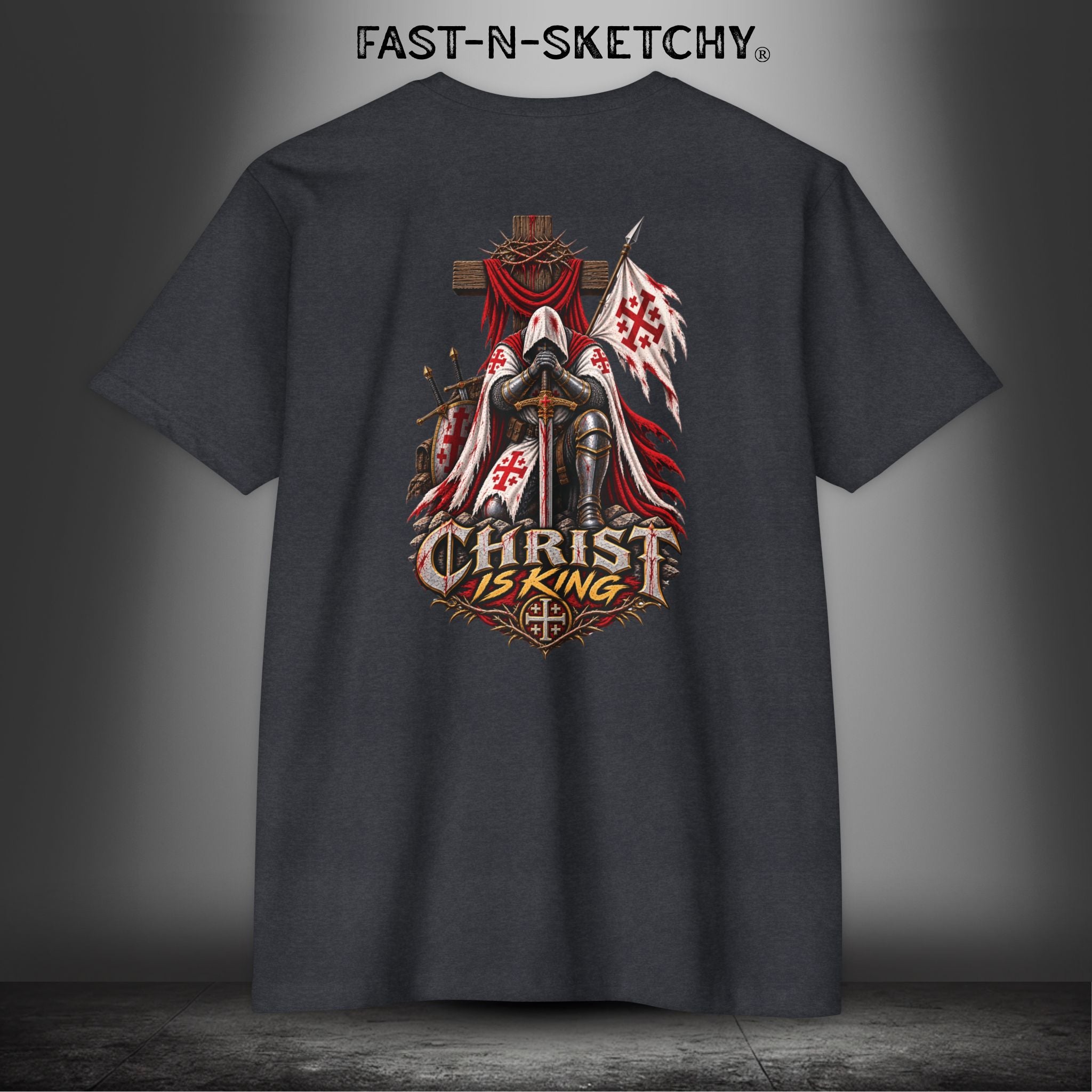 Crusaders' Christ Is King Tee: Military Edition