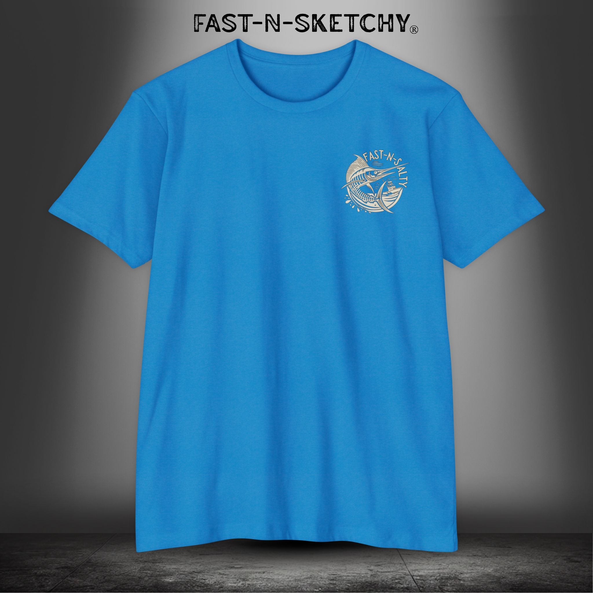 Fast-N-Salty: Masters of Chaos - T-Shirt Next Level (Tan Letters)