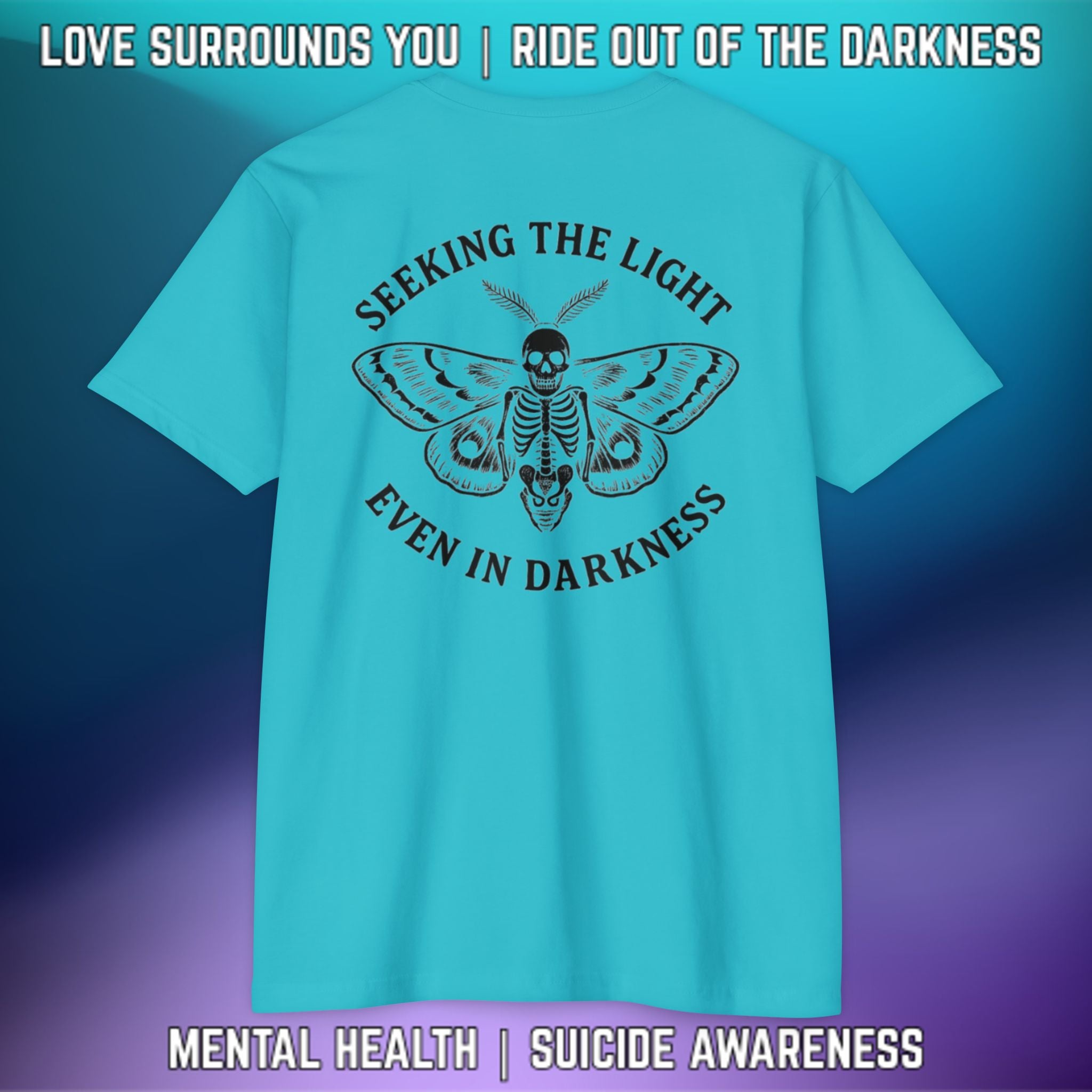 Seeking the Light, Even in Darkness #2 - T-Shirt Next Level 6210 - LSY