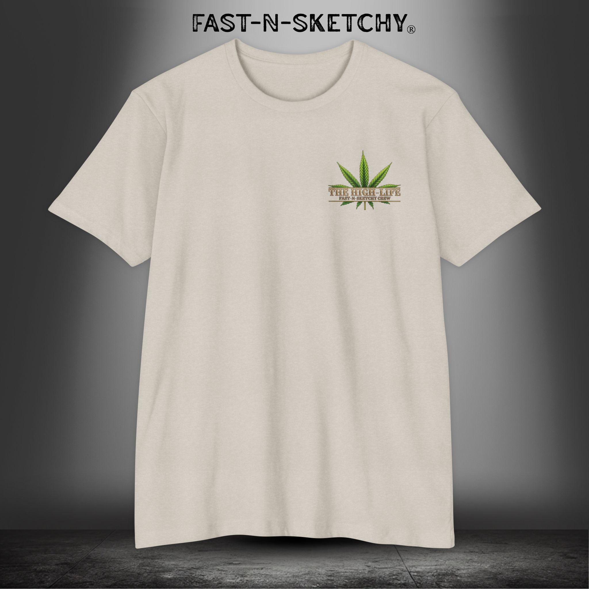 The Highlife: Roll Fatties & Bang Baddies: Biker Edition Premium Fitted Tee