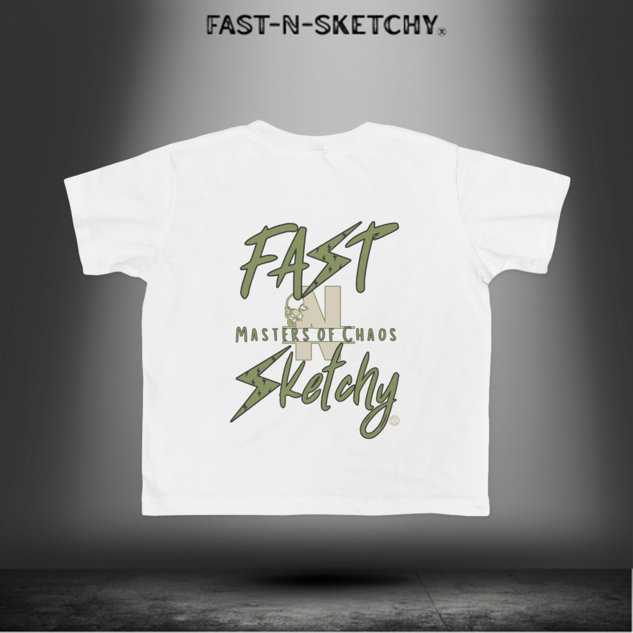 FAST-N-SKETCHY® Mayhem Starter Kit – Toddler Tee | All Gas. No Nap Time. Just Vibes.