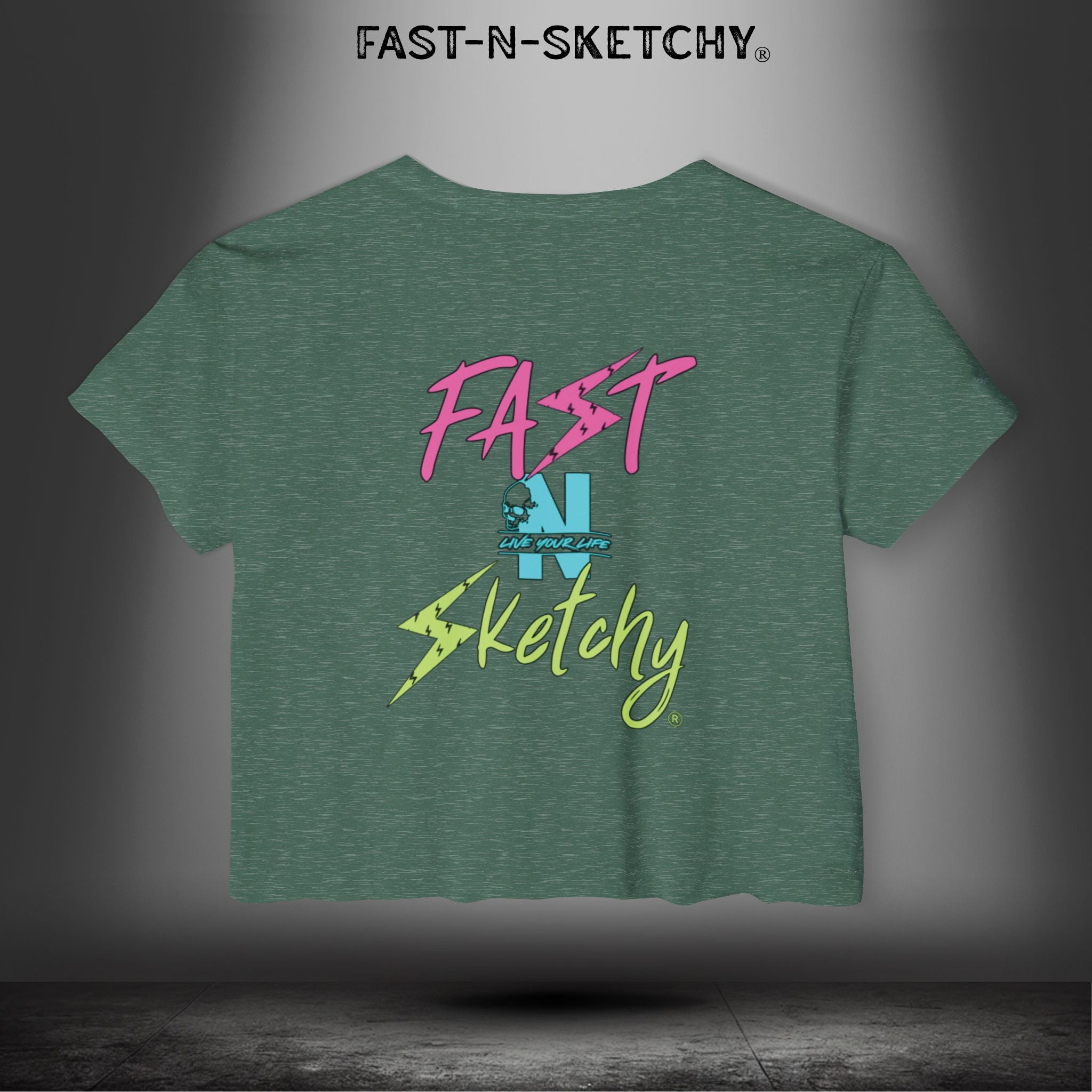 FAST-N-SKETCHY®: Crop Top (Hot Colors)