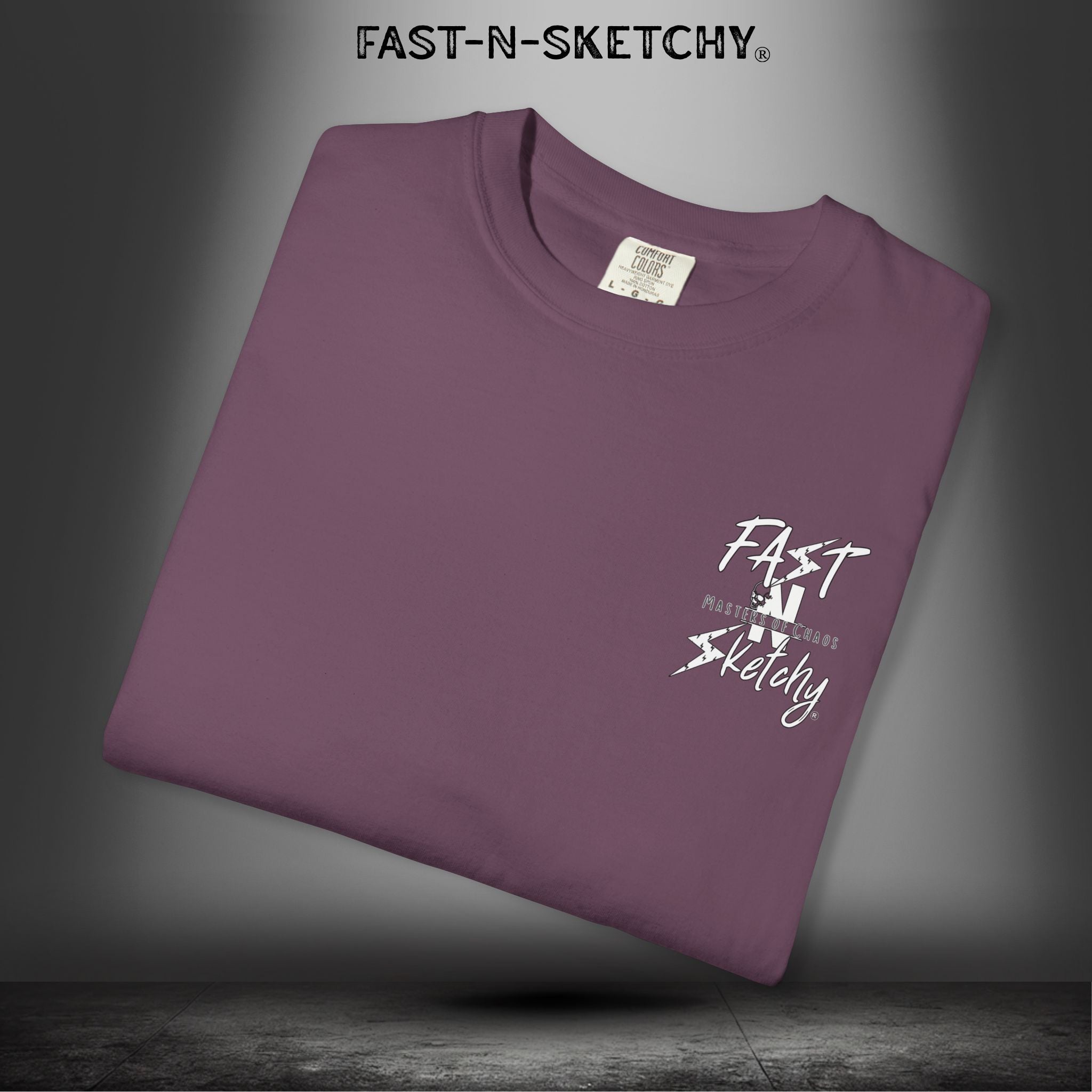 No Face, No Case: FAST-N-SKETCHY - T-Shirt up to 4XL (Multiple Colors)