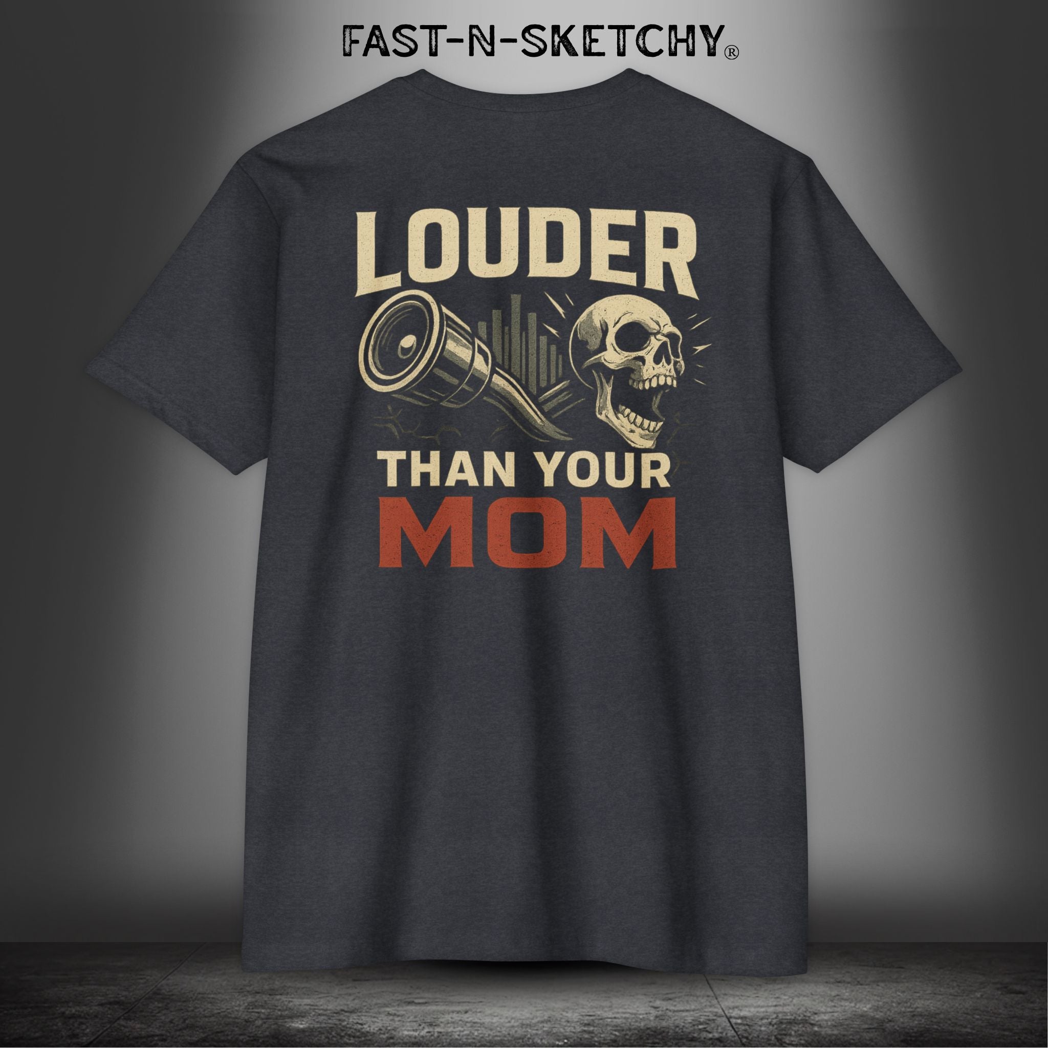 Louder Than Your Mom: Biker Edition - T-Shirt Next Level 6210