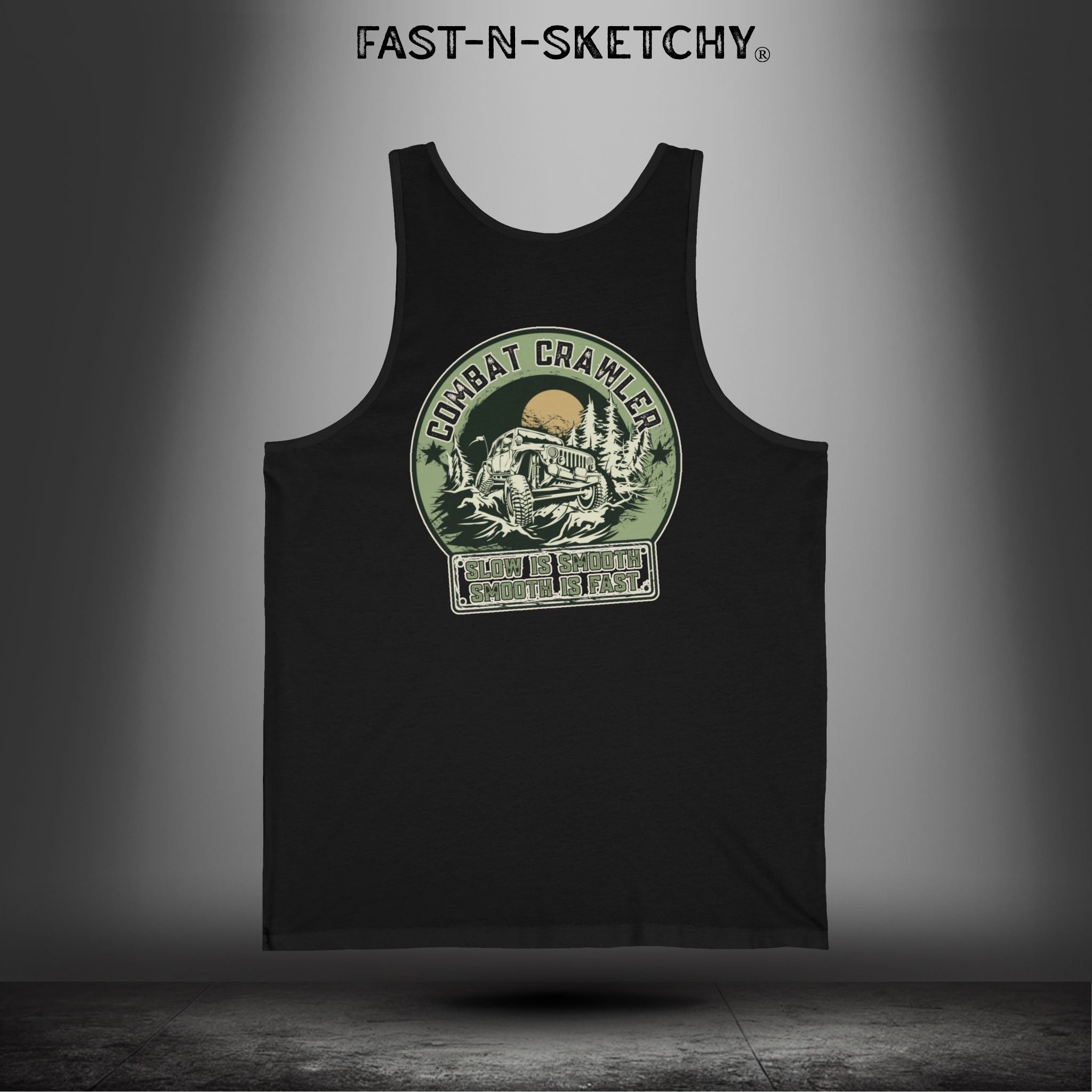 Combat Crawler - Slow is Smooth, Smooth is Fast (Jeep Edition) - Tank Top Unisex