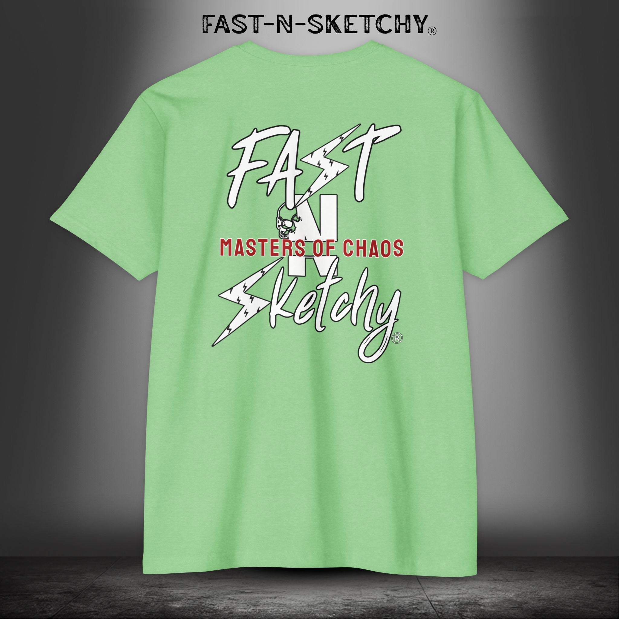 Fast-N-Sketchy Logo Premium Fitted Tee
