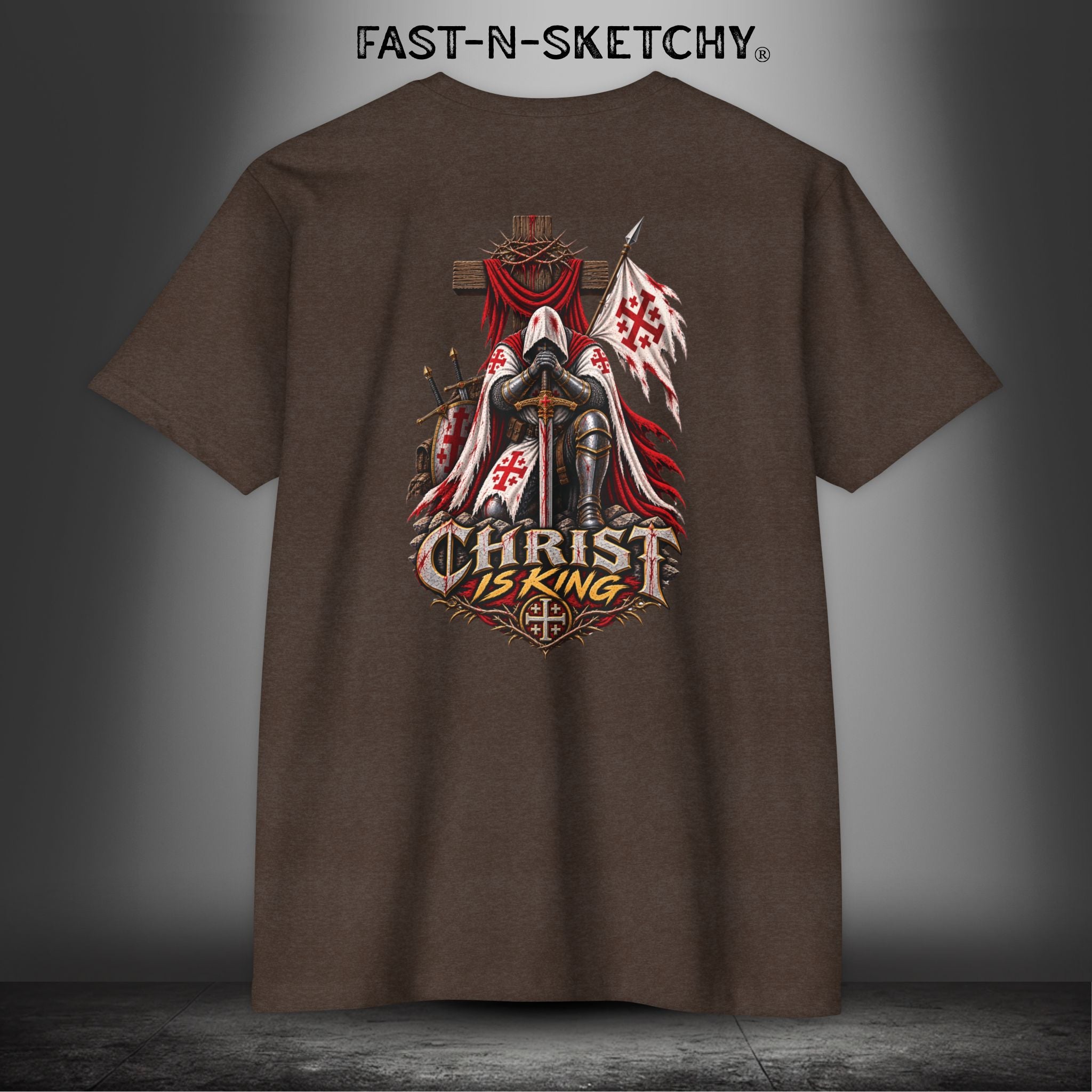Crusaders' Christ Is King Tee: Military Edition