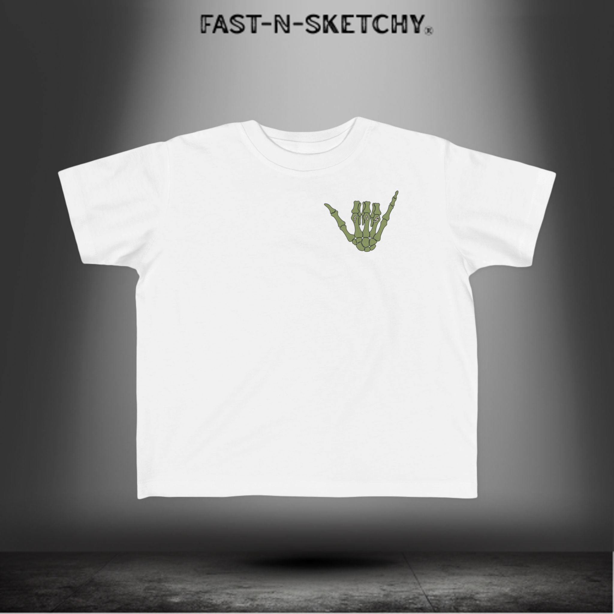 FAST-N-SKETCHY® Mayhem Starter Kit – Toddler Tee | All Gas. No Nap Time. Just Vibes.