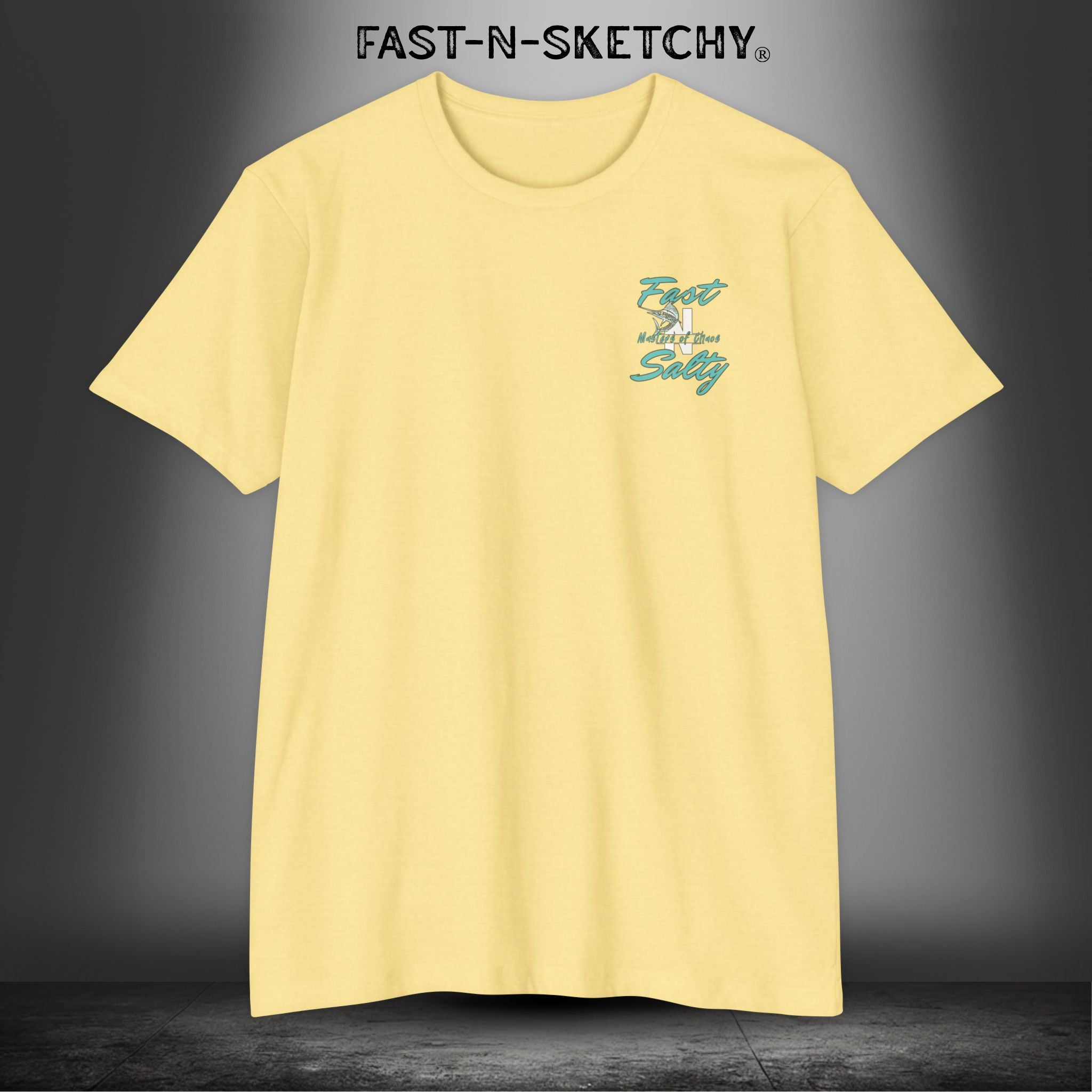 Fast-n-Salty Circle Logo - T-Shirt Next Level 6210
