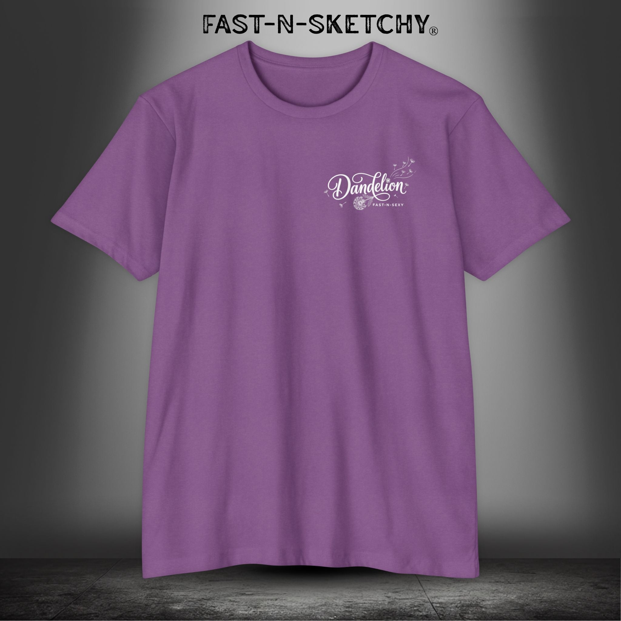 Dandelion: Born To Live Free, Riding on a Breeze - Biker Edition Premium Fitted Tee