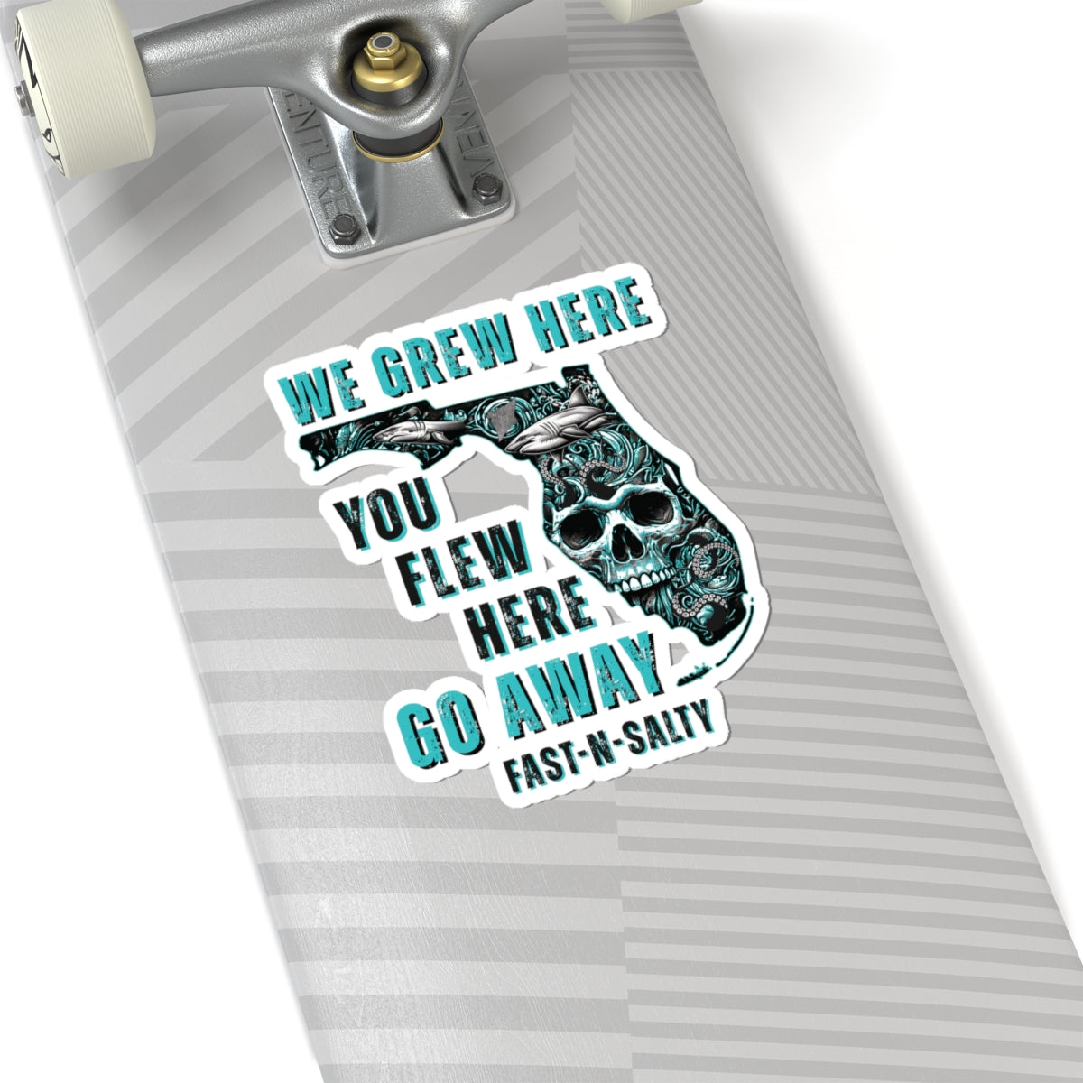 WE GREW HERE, YOU FLEW HERE, GO AWAY: Kiss-Cut Stickers