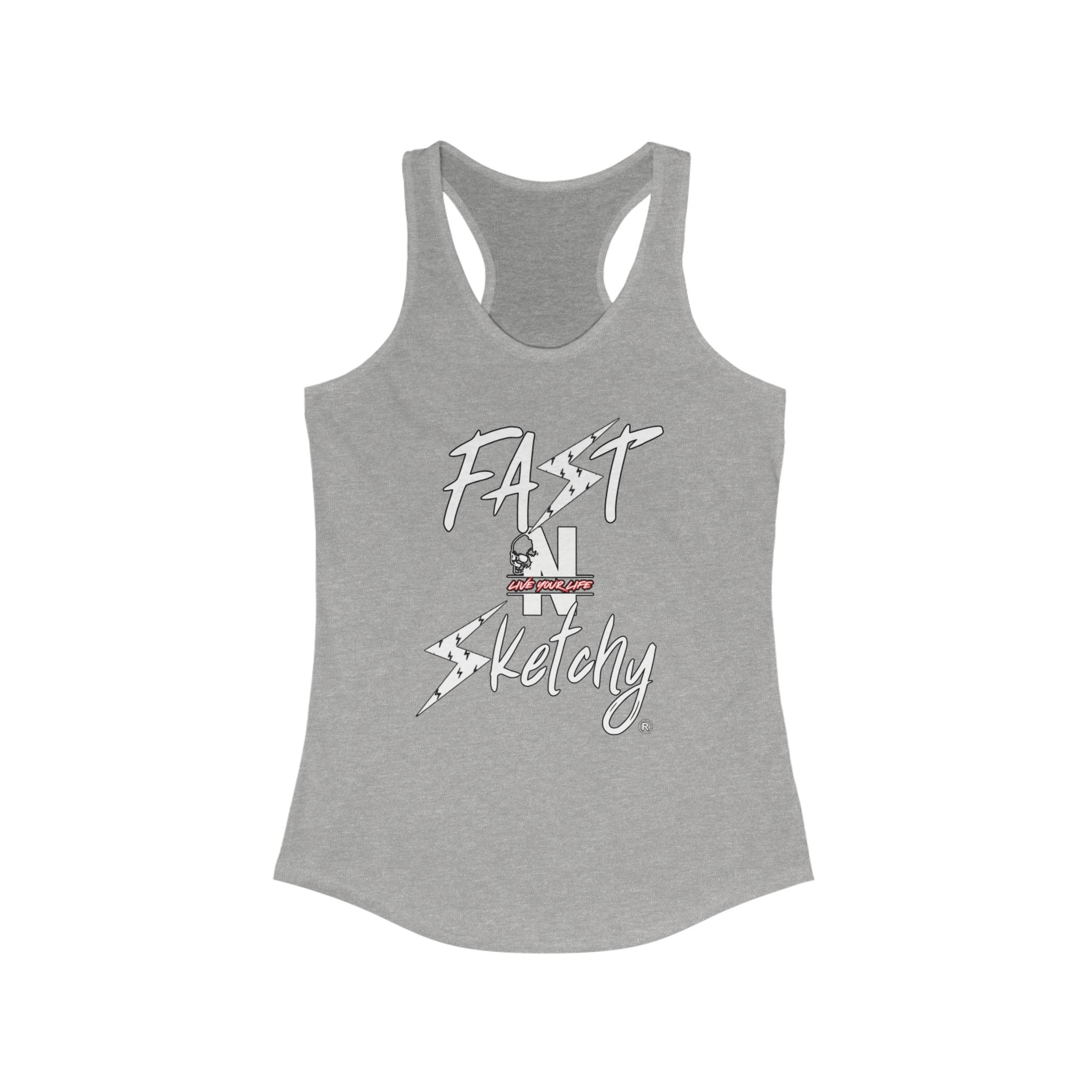 FAST-N-SKETCHY® - Racerback Tank Top - Women's