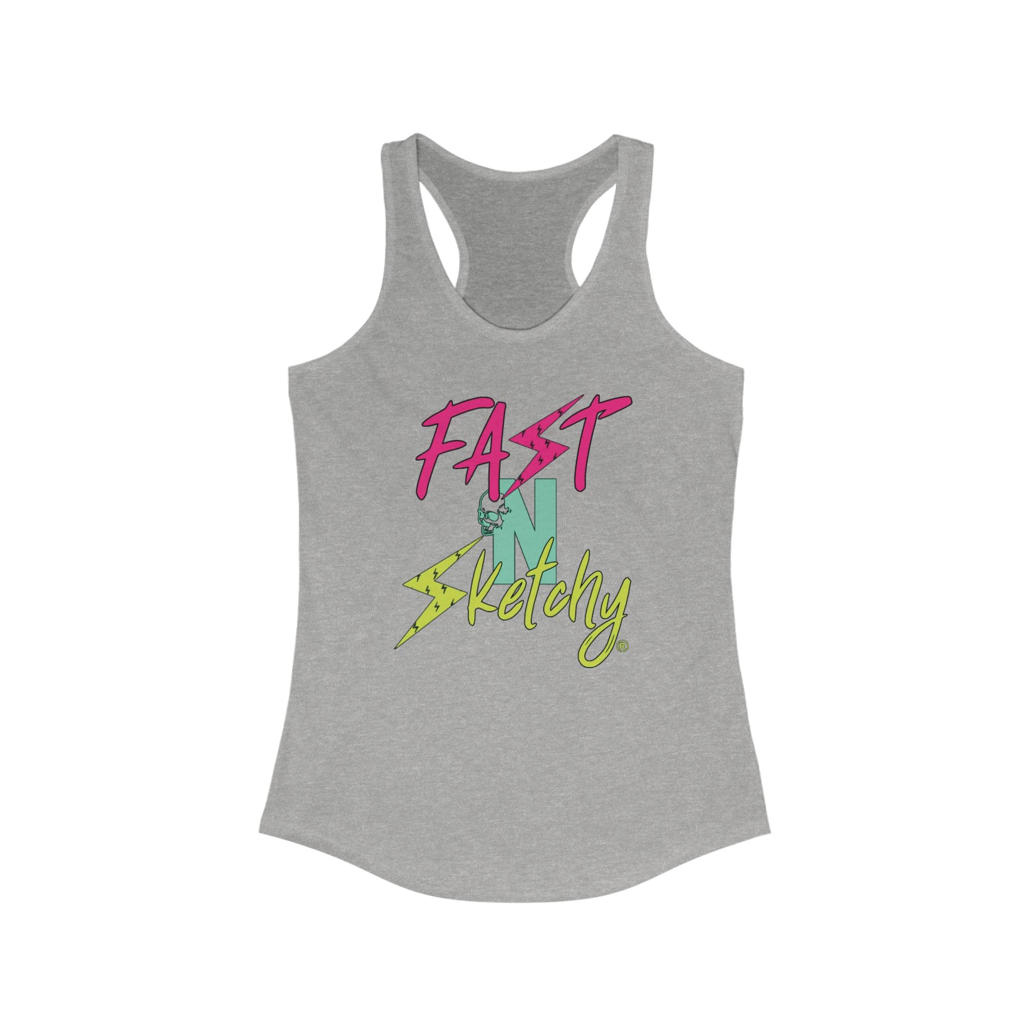 FAST-N-SKETCHY®: Racerback Tank (Hot Colors)