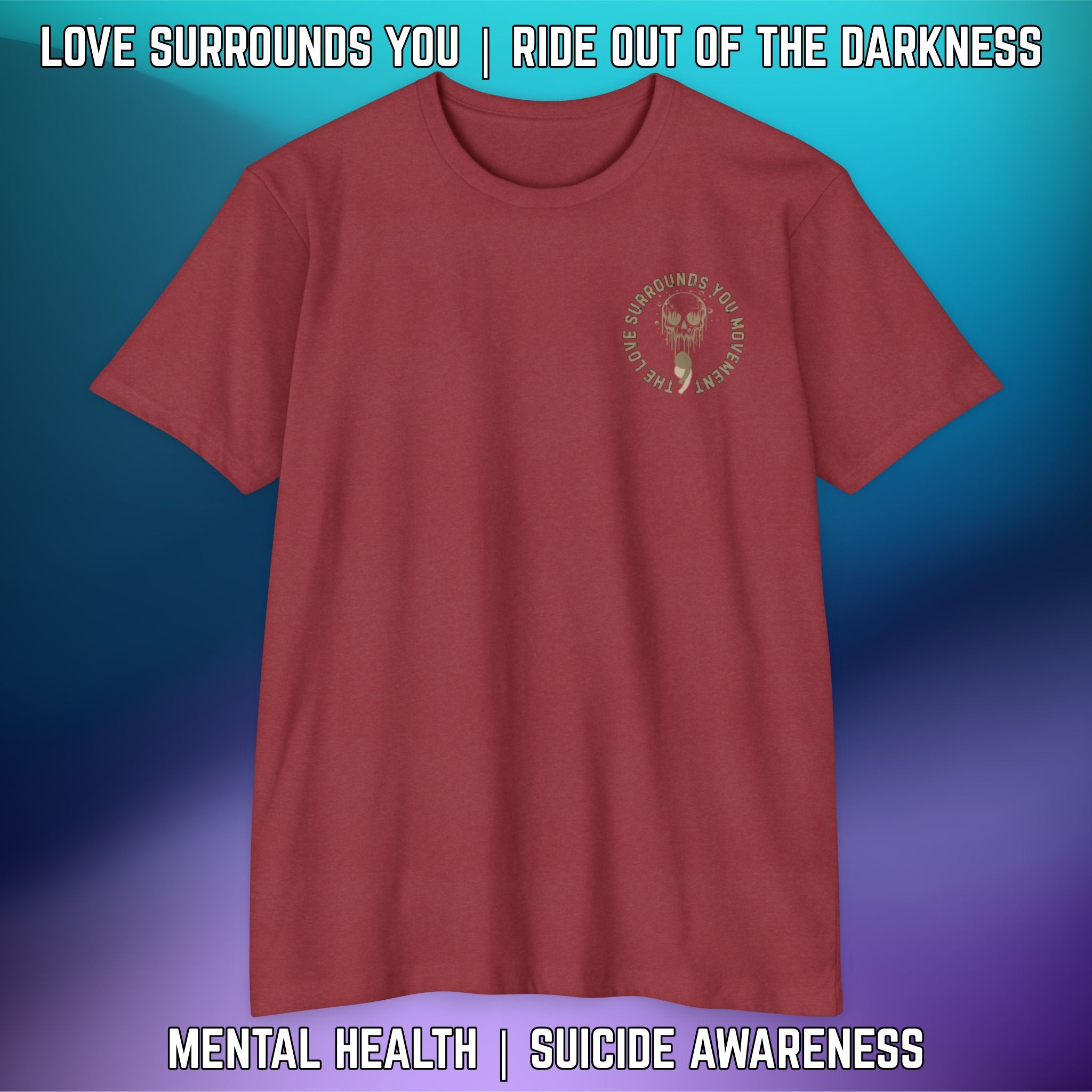 Seeking the Light, Even in Darkness - T-Shirt Next Level 6210 - LSY