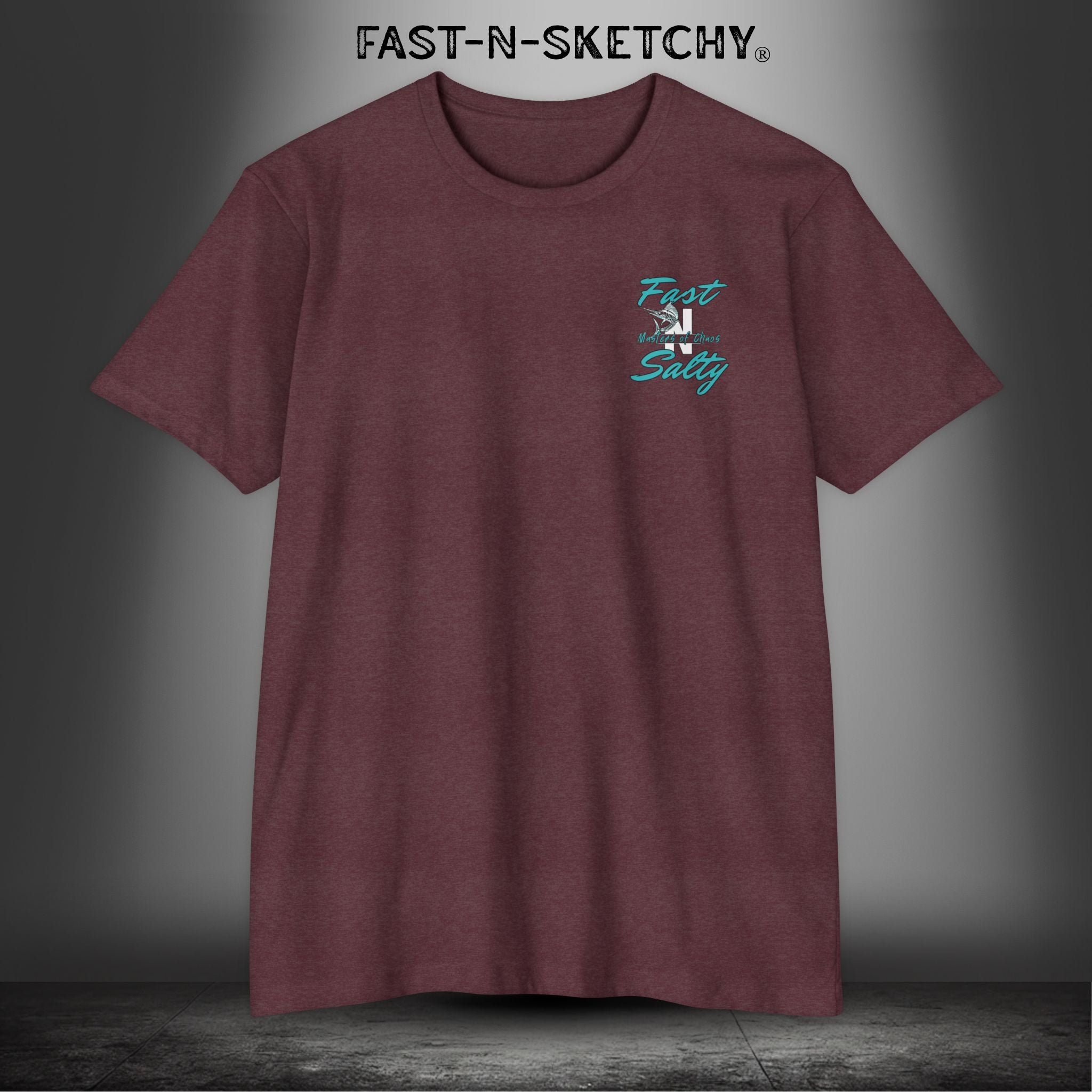 Fast-n-Salty Circle Logo - T-Shirt Next Level 6210