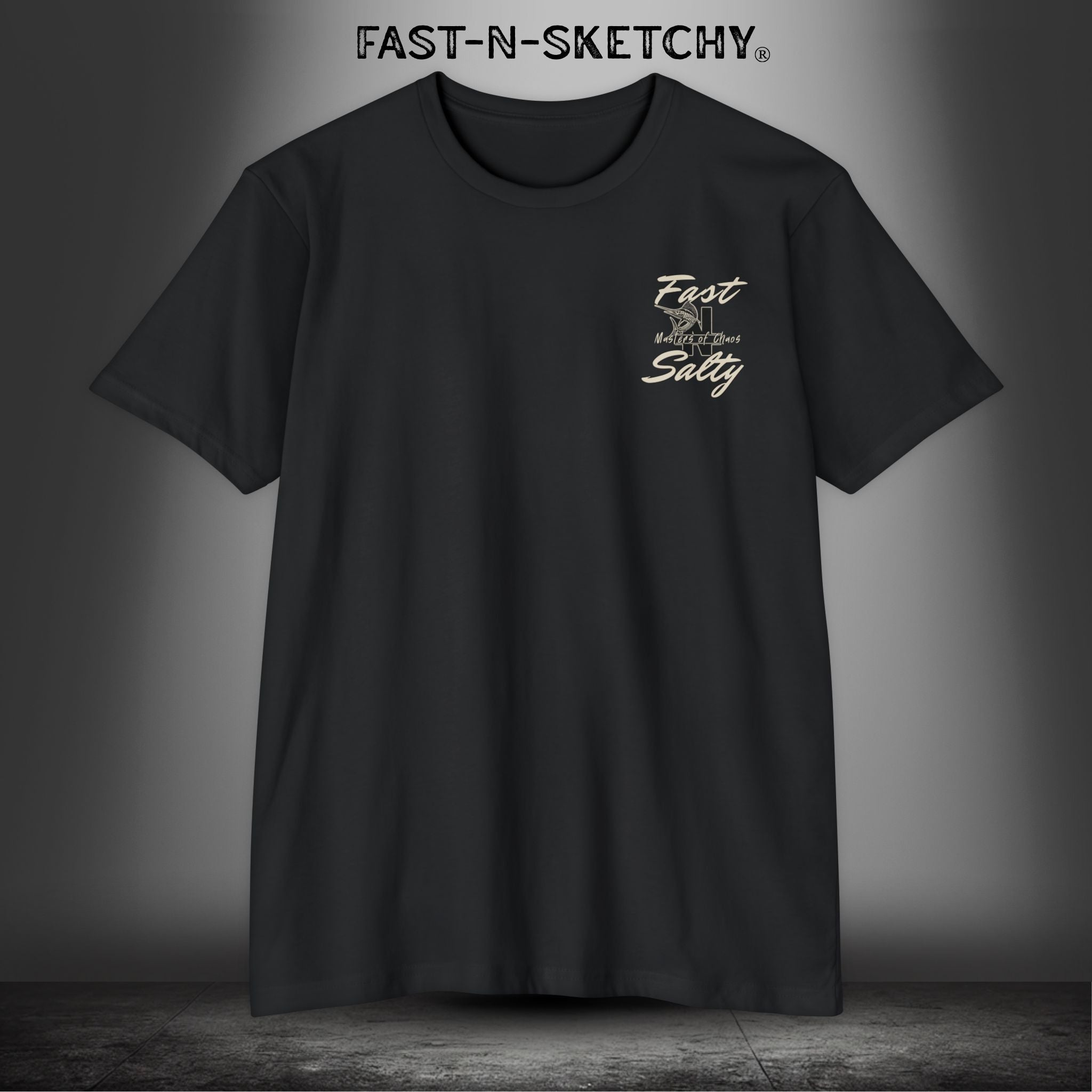 If It Swells, Ride It: FAST-N-SALTY - T-Shirt Next Level 6210 (Dark Colors)