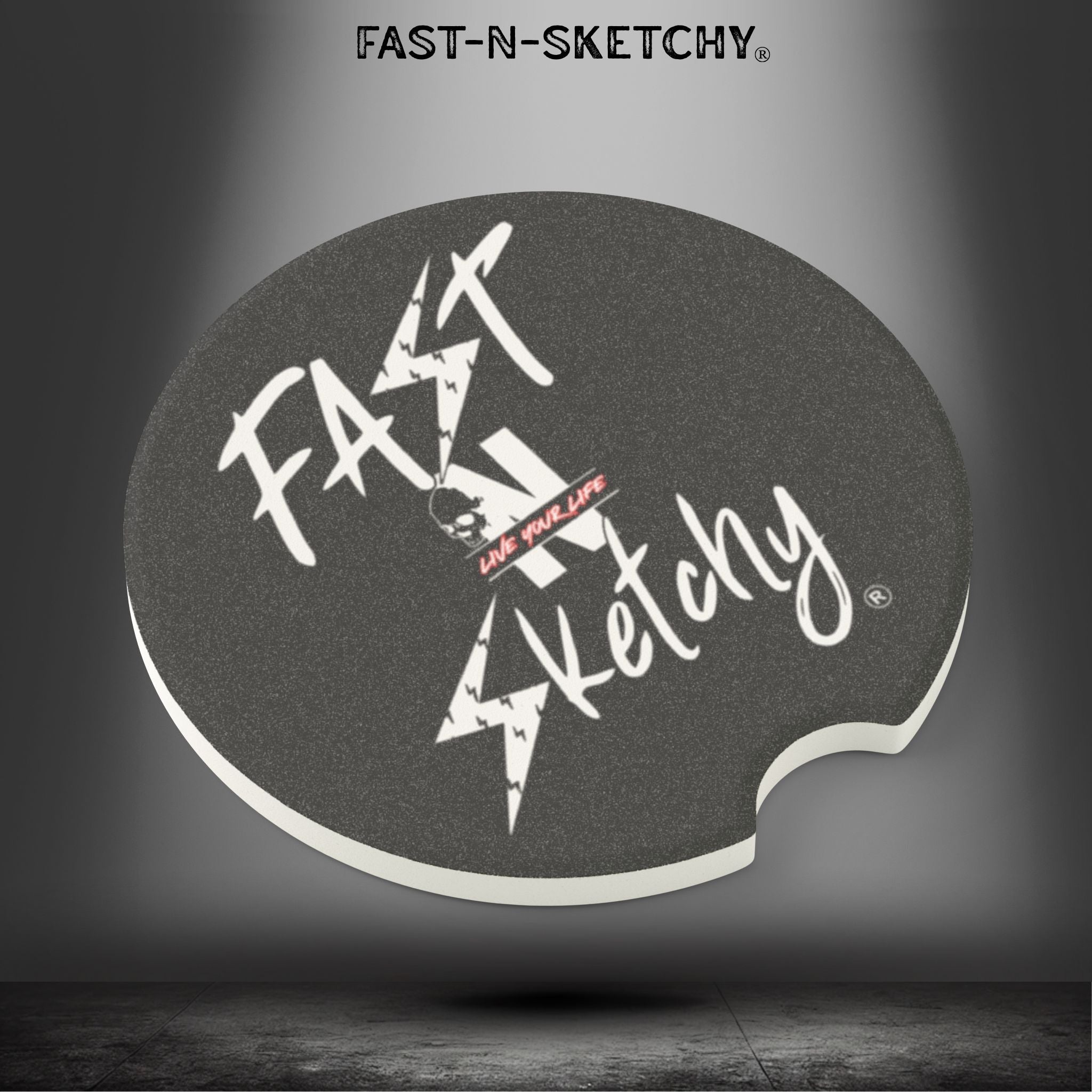 FAST-N-SKETCHY Car Coaster